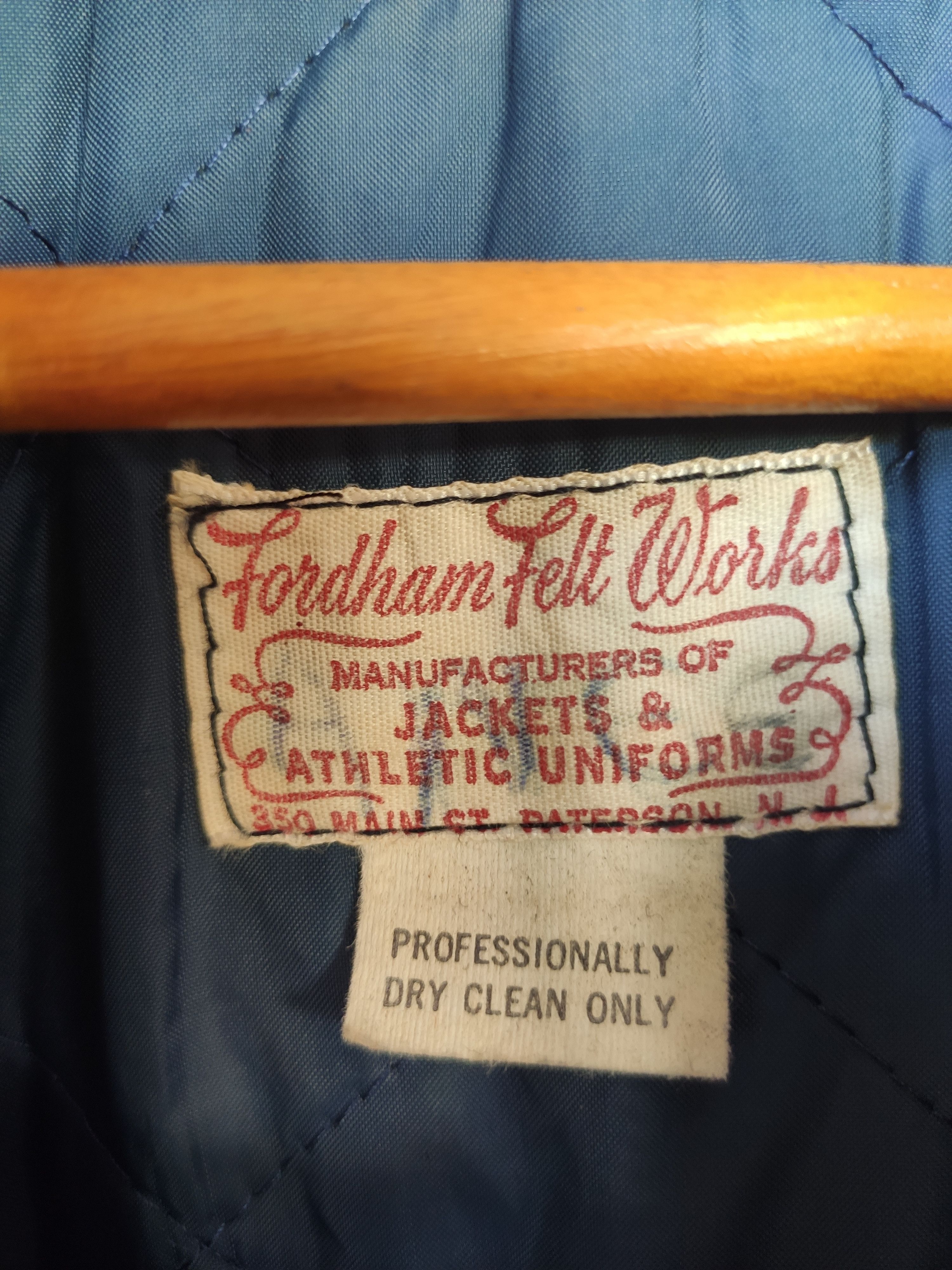 FELT Vintage 80s Fordham Felt Works Varsity jacket Mohawk wool Size US M / EU 48-50 / 2 - 5 Thumbnail