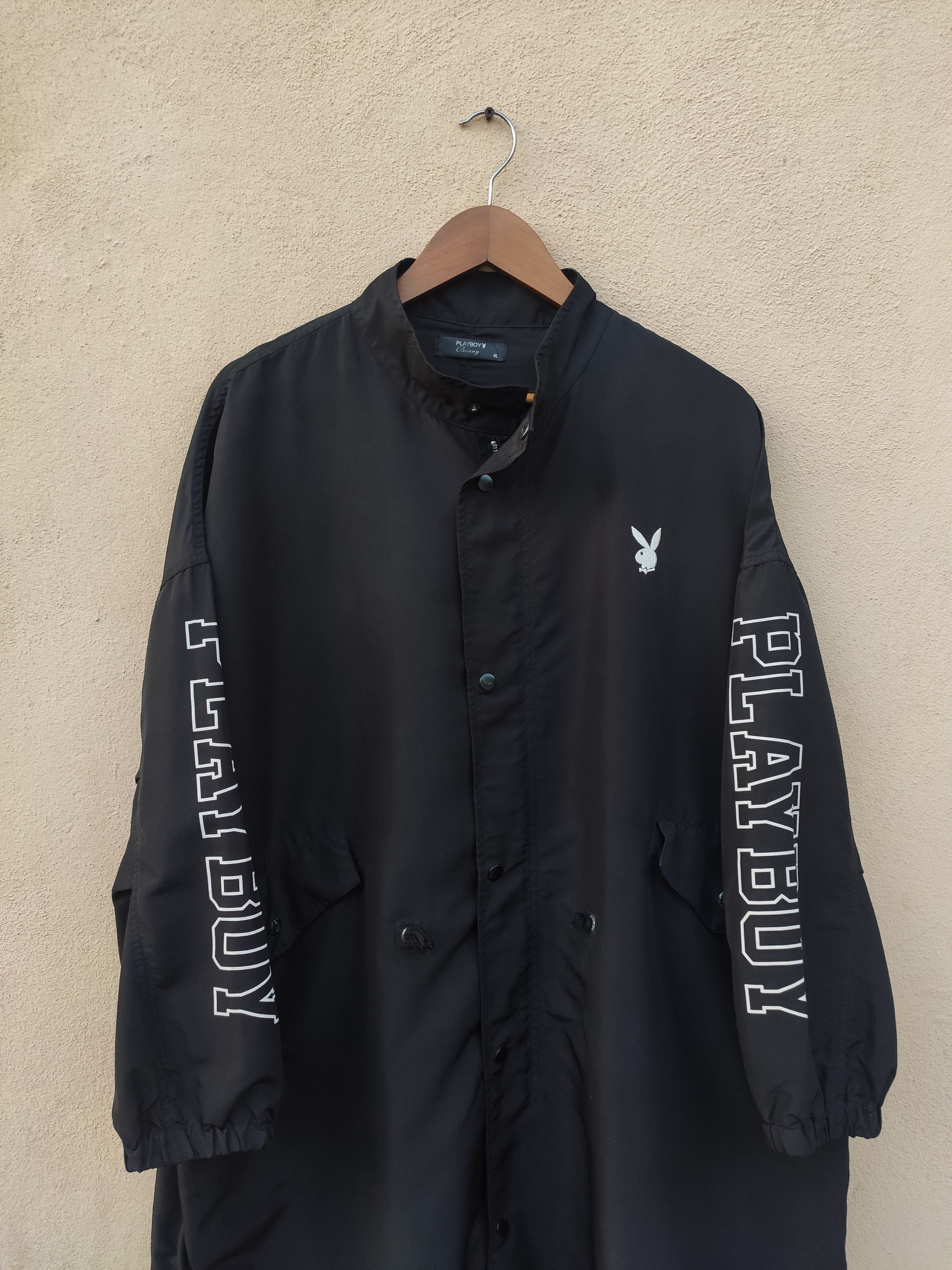 Playboy Playboy long jacket spell out Size US XL / EU 56 / 4 - 3 Thumbnail