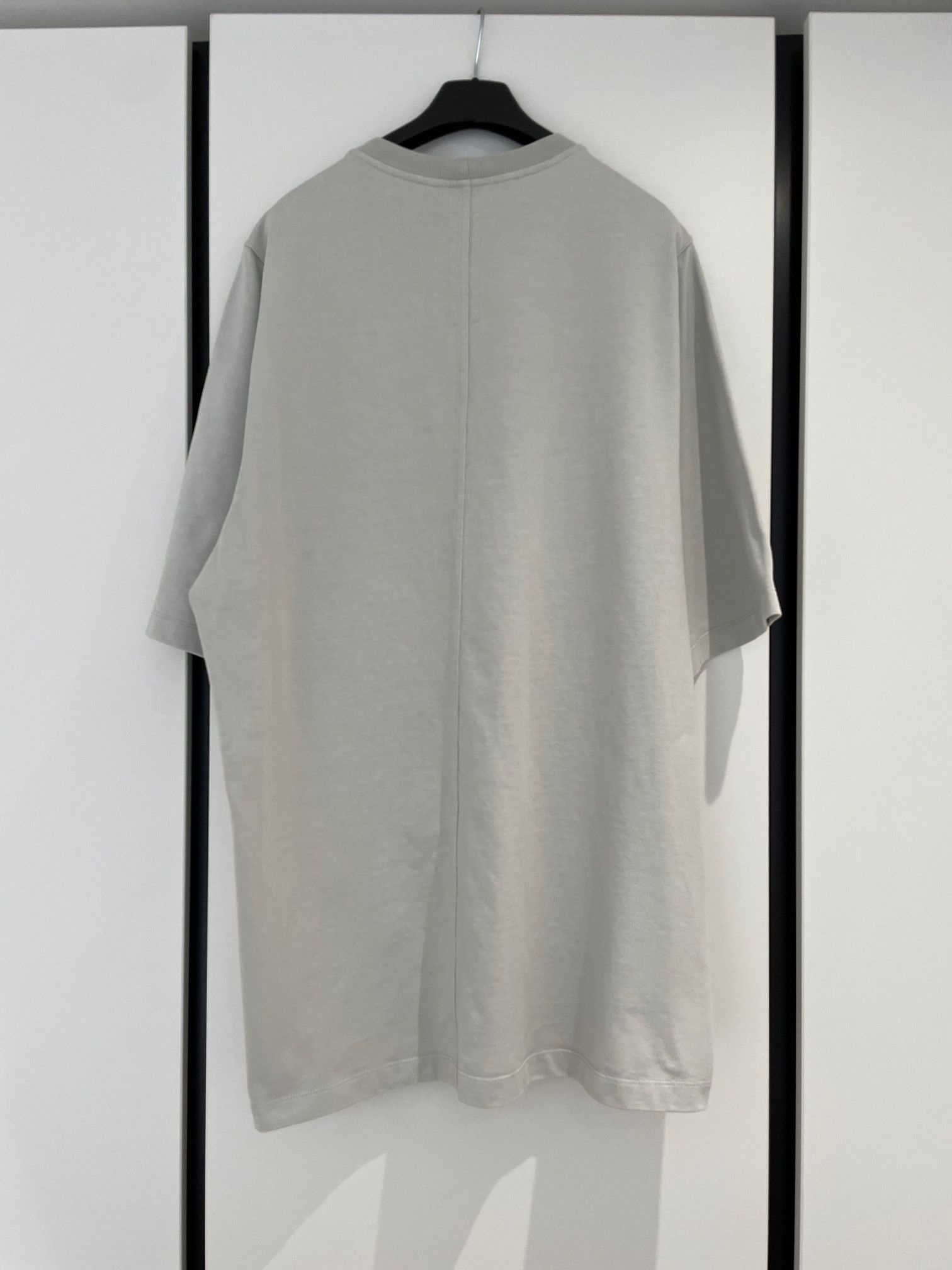 Rick Owens RICK OWENS PHLEGETHON SS21 OYSTER JUMBO TEE Size US L / EU 52-54 / 3 - 3 Thumbnail