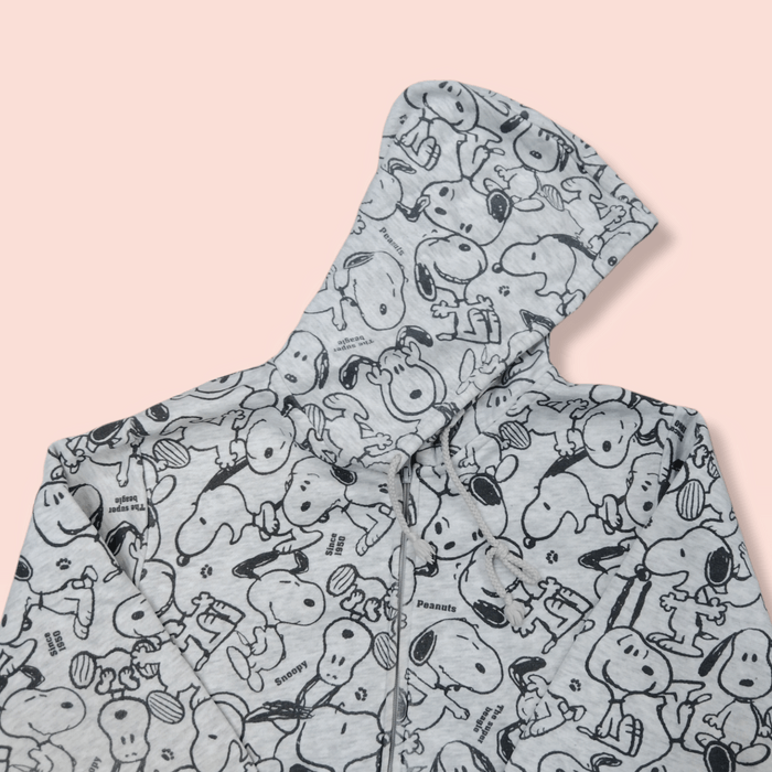 Peanuts VTG SNOOPY PEANUTS HOODIE ZIPPER SWEATSHIRT Grailed
