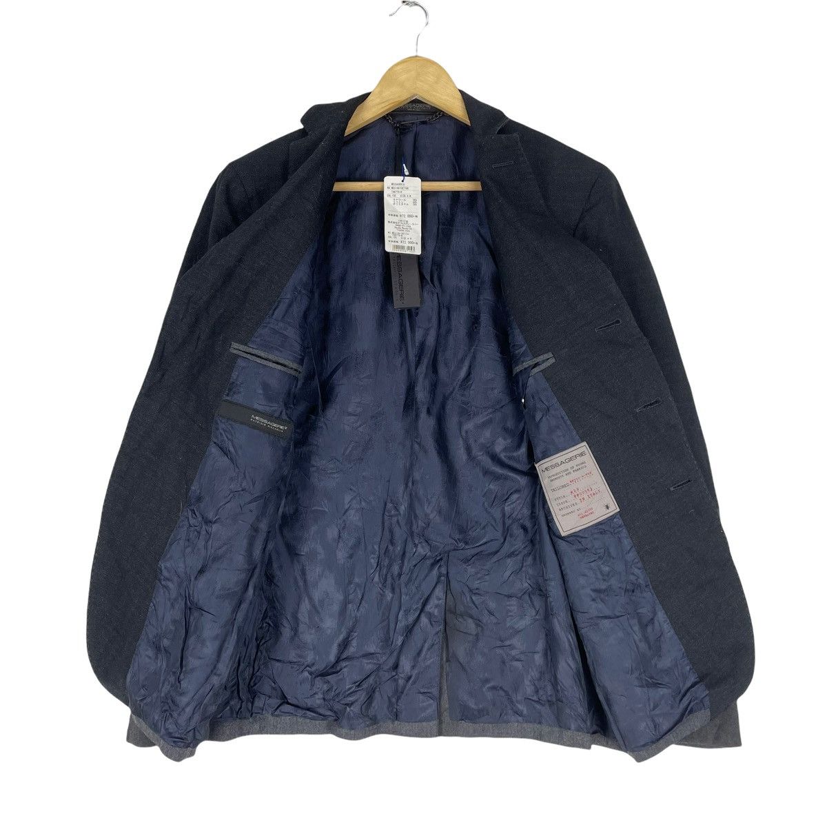 Messagerie ❄️NWT MESSAGERIE PATRIZIO PISCAGLIA TWO TONES BLAZER COAT Size 48S - 8 Thumbnail
