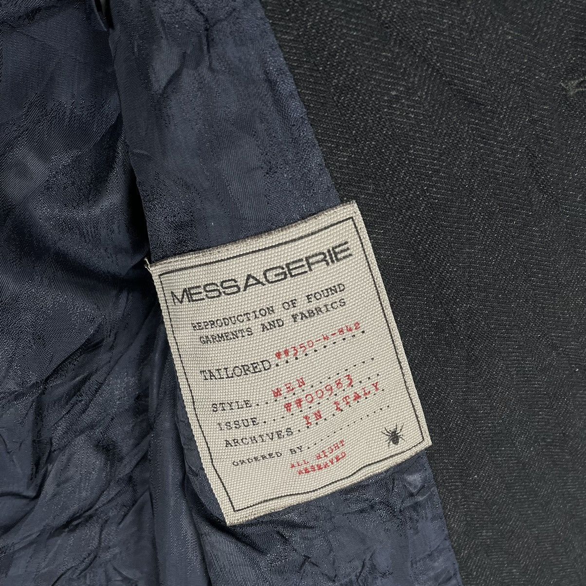 Messagerie ❄️NWT MESSAGERIE PATRIZIO PISCAGLIA TWO TONES BLAZER COAT Size 48S - 12 Thumbnail
