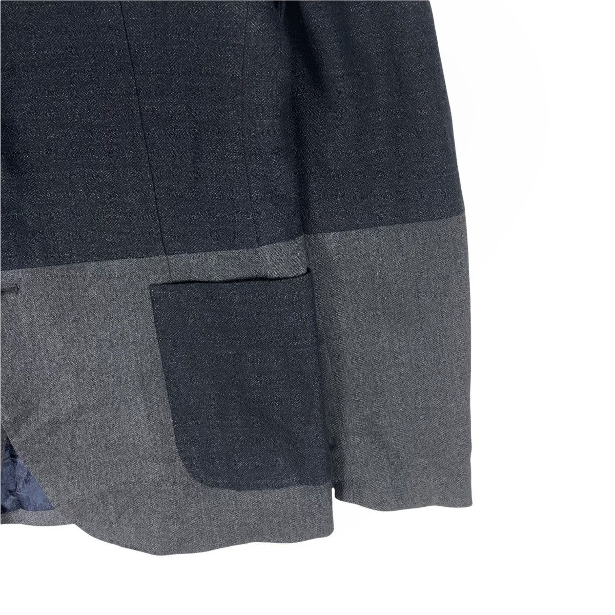 Messagerie ❄️NWT MESSAGERIE PATRIZIO PISCAGLIA TWO TONES BLAZER COAT Size 48S - 3 Thumbnail