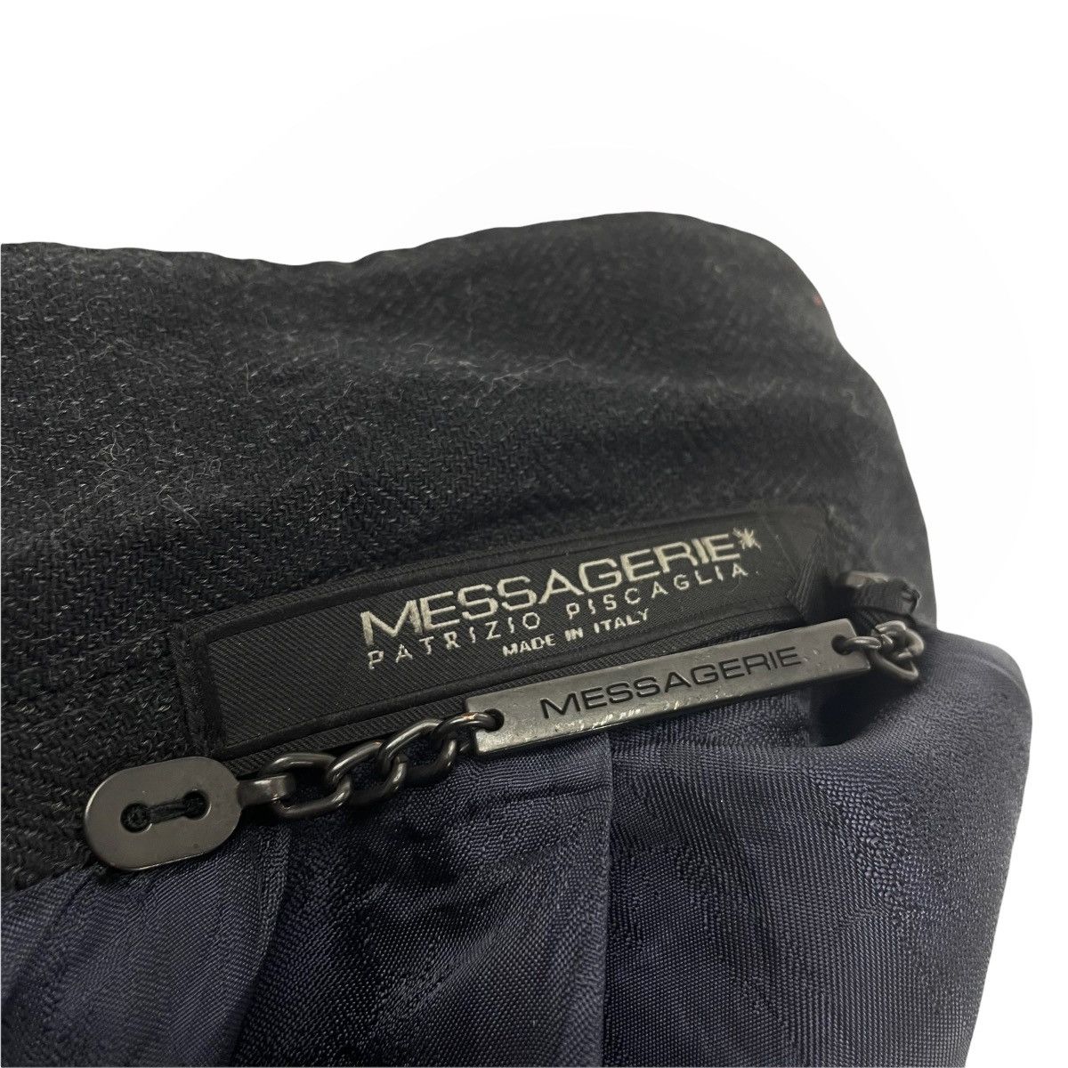 Messagerie ❄️NWT MESSAGERIE PATRIZIO PISCAGLIA TWO TONES BLAZER COAT Size 48S - 9 Thumbnail