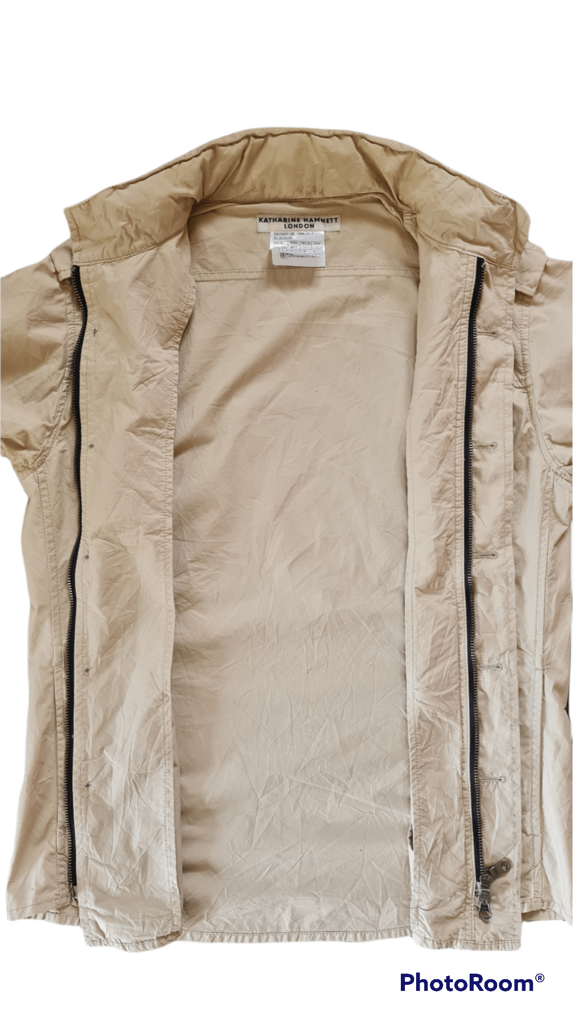 Katharine hamnett London zip up sweater