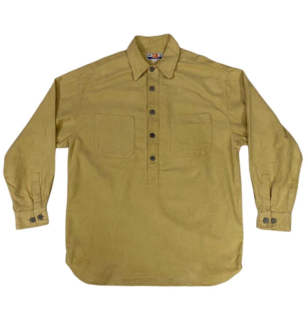 Nigel Cabourn Nigel Cabourn Half Button Anorak Shirts Size US L / EU 52-54 / 3 - 3 Thumbnail