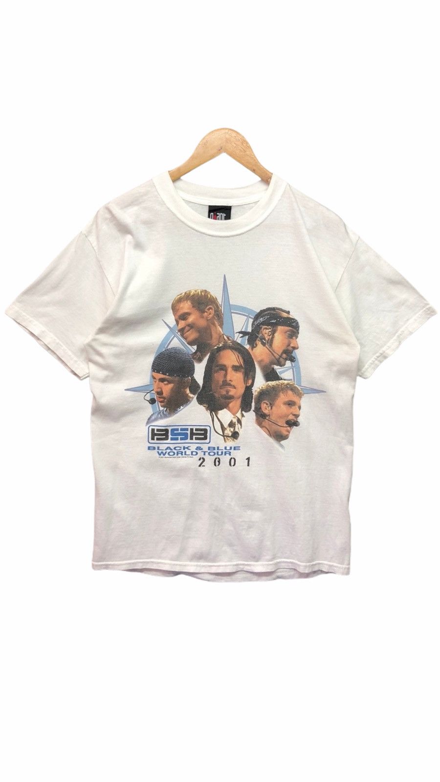 Band Tees × Vintage Backstreet Boys Black & Blue World Tour T Shirt Rap Hip Hop Size US M / EU 48-50 / 2 - 1 Thumbnail