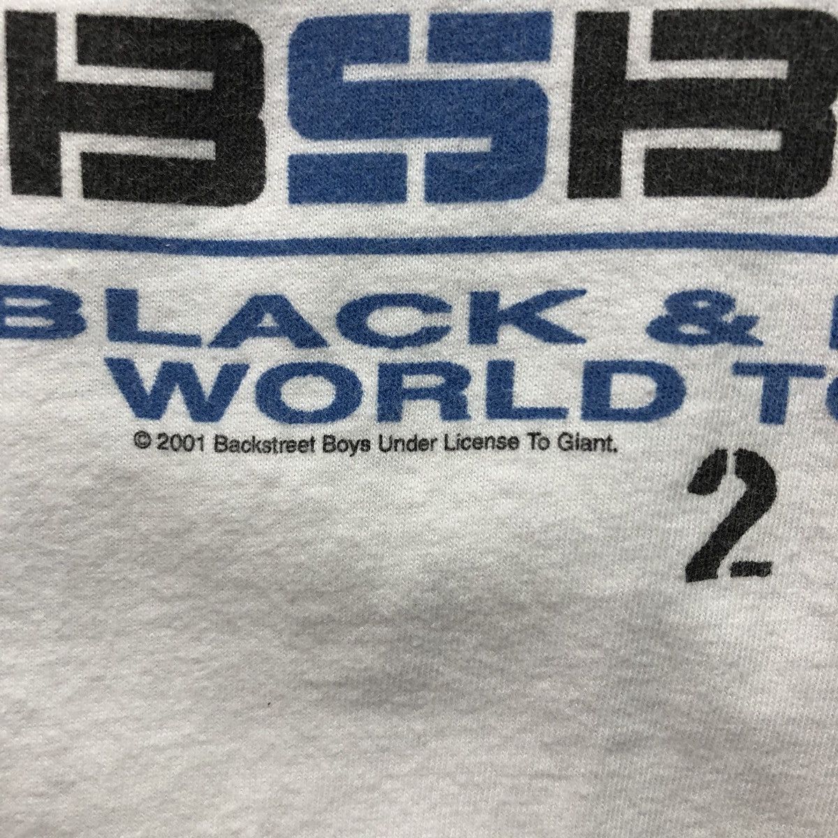 Band Tees × Vintage Backstreet Boys Black & Blue World Tour T Shirt Rap Hip Hop Size US M / EU 48-50 / 2 - 5 Thumbnail