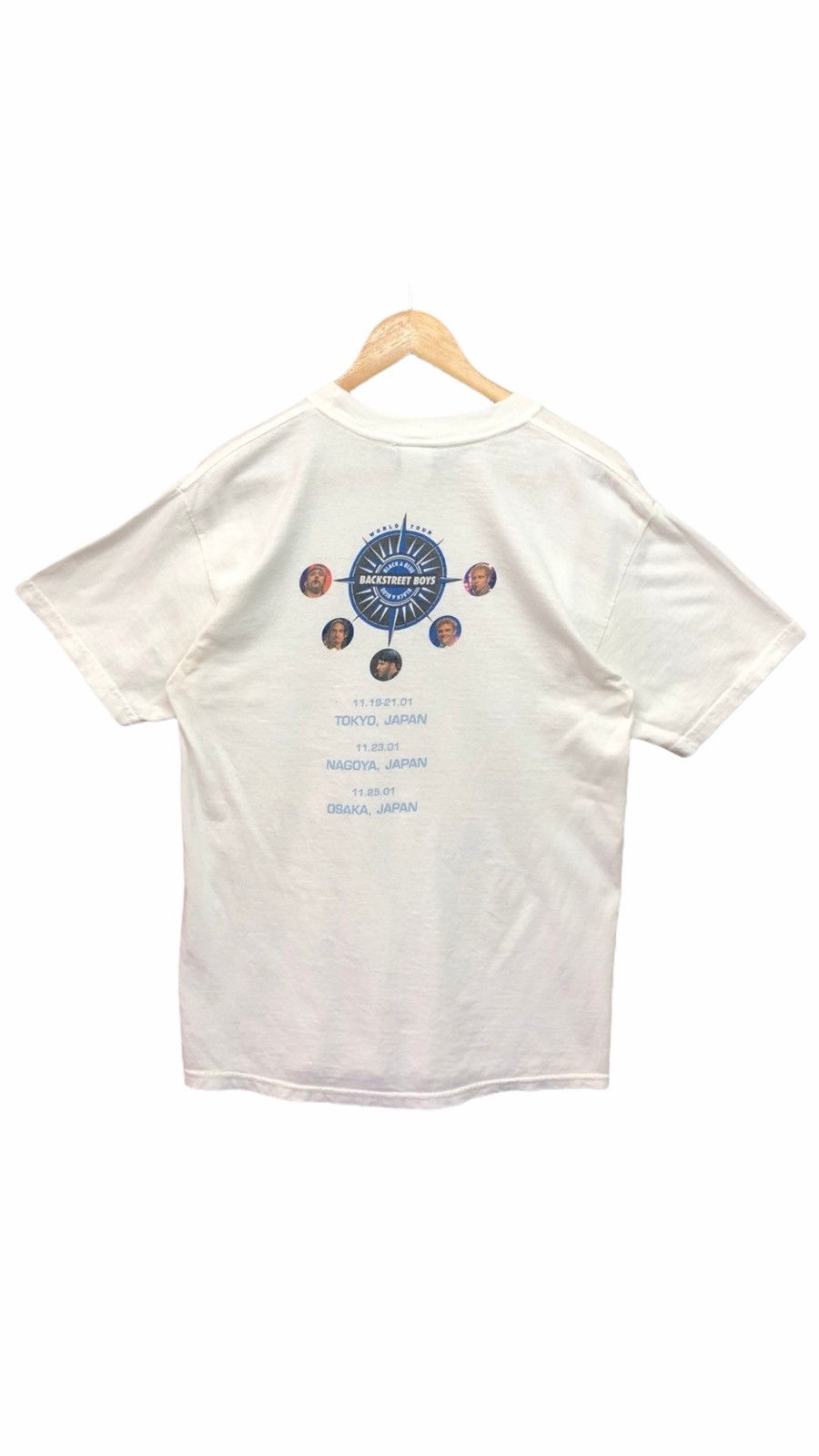 Band Tees × Vintage Backstreet Boys Black & Blue World Tour T Shirt Rap Hip Hop Size US M / EU 48-50 / 2 - 2 Thumbnail