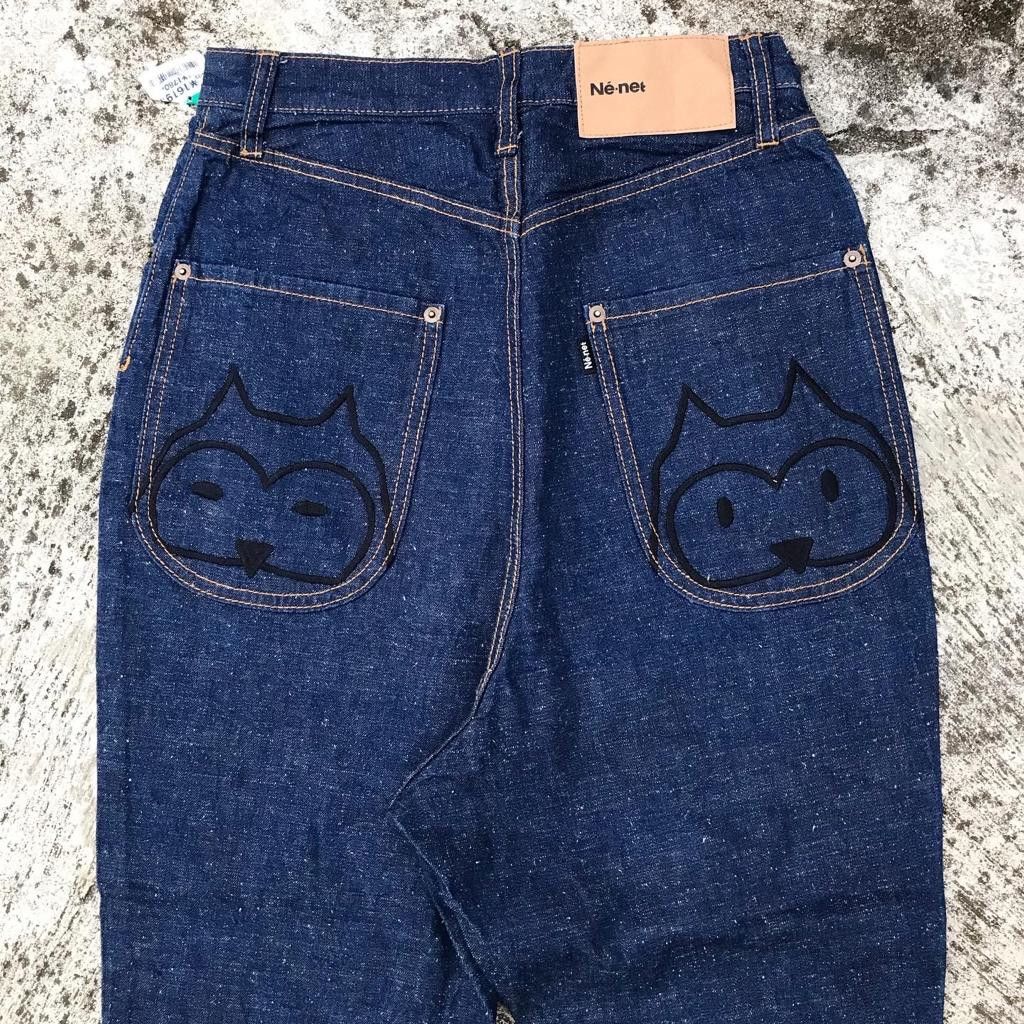 Issey Miyake Ne-Net Issey Miyake Denim Pants Size US 26 / EU 42 - 4 Thumbnail