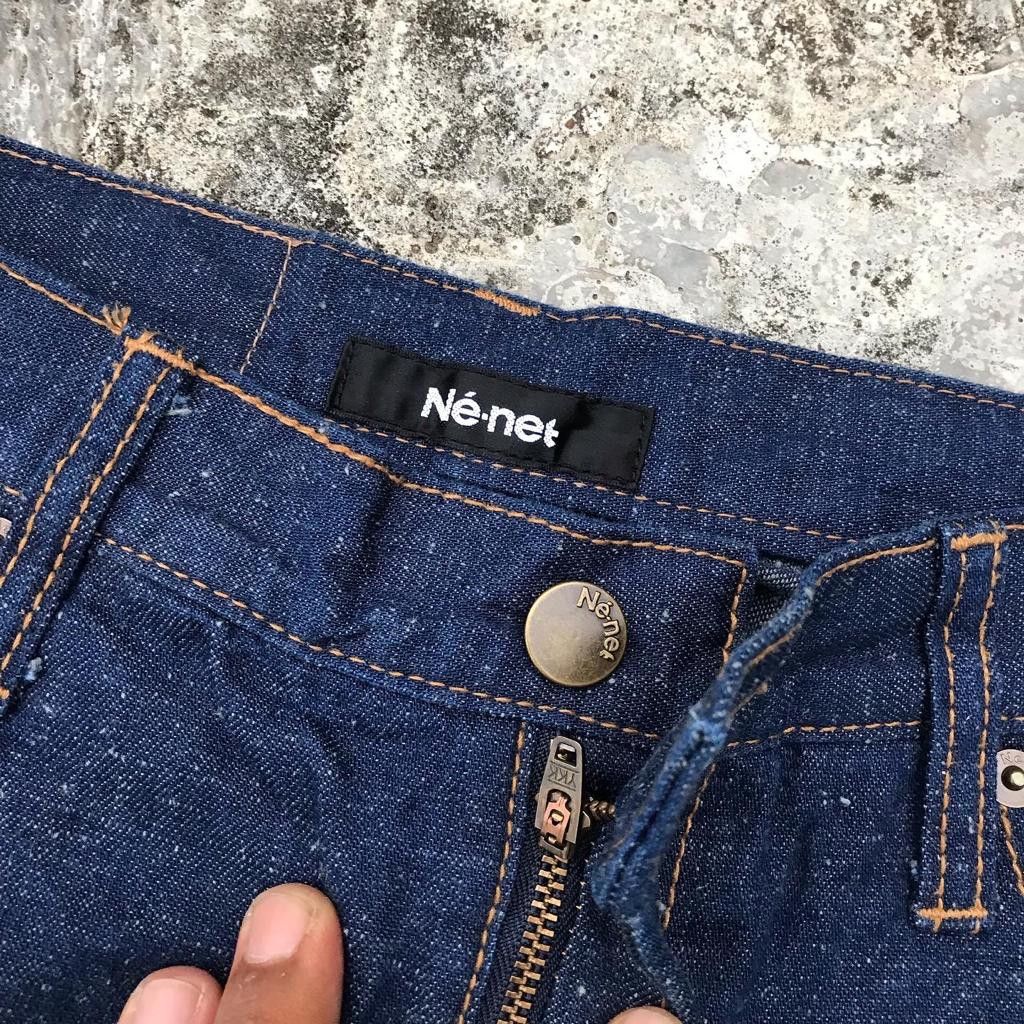 Issey Miyake Ne-Net Issey Miyake Denim Pants Size US 26 / EU 42 - 2 Thumbnail