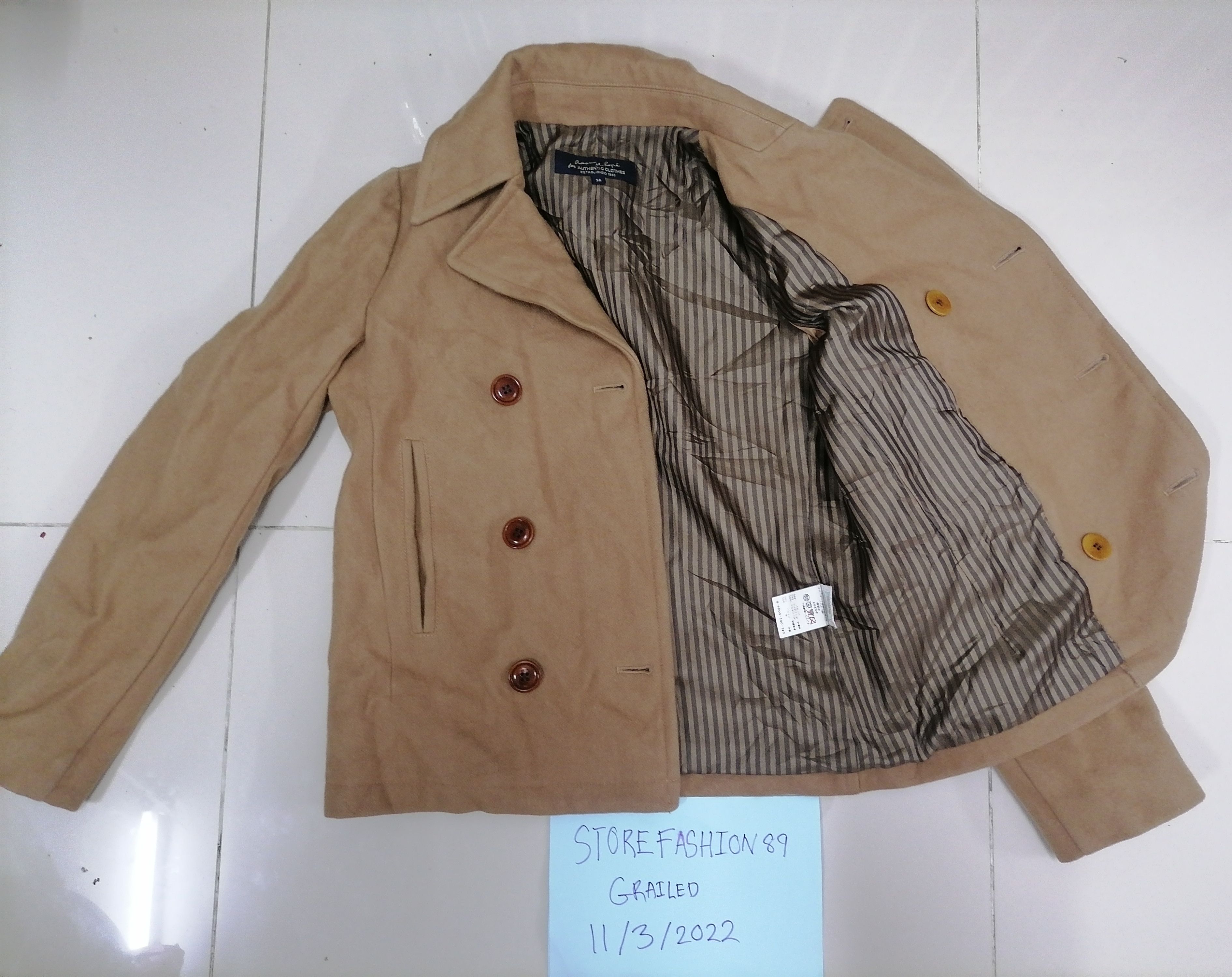 ADAM ET ROPE × Le Grande Bleu (L.G.B.) Adam Et Rope Jacket Coat Size US S / EU 44-46 / 1 - 3 Thumbnail