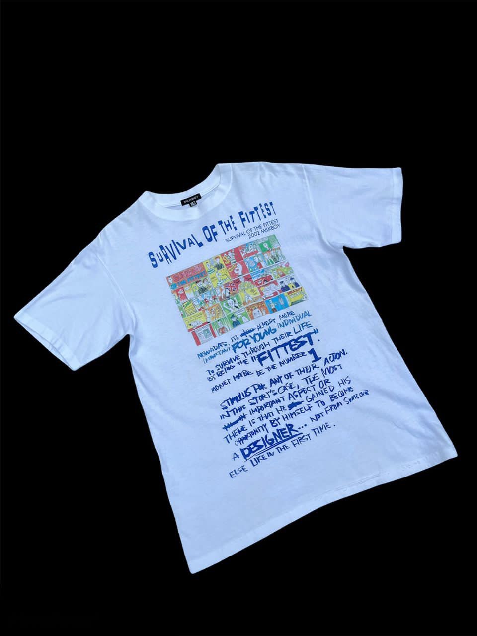 20471120 × Beauty Beast × Japanese Brand Milkboy Survival Of The Fittest Tee Size US L / EU 52-54 / 3 - 2 Thumbnail