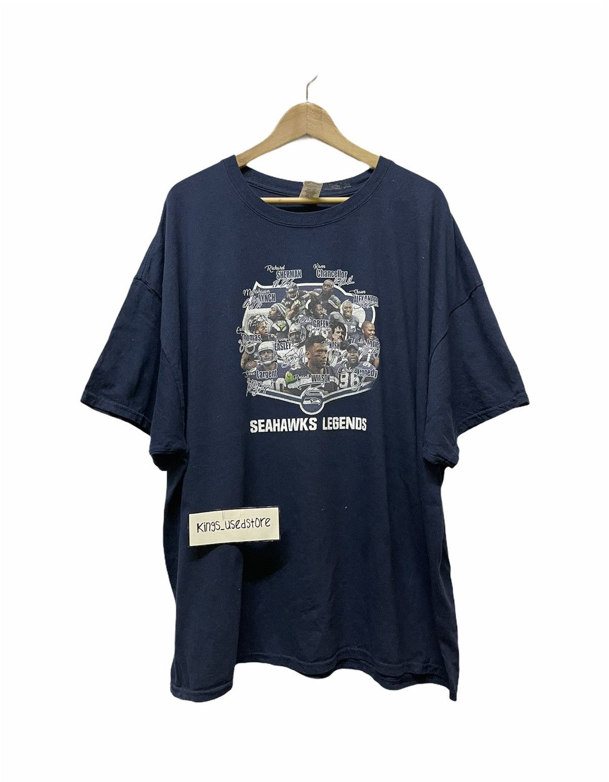 Vintage Vintage american football seahawks legends Size US XXL / EU 58 / 5 - 2 Thumbnail