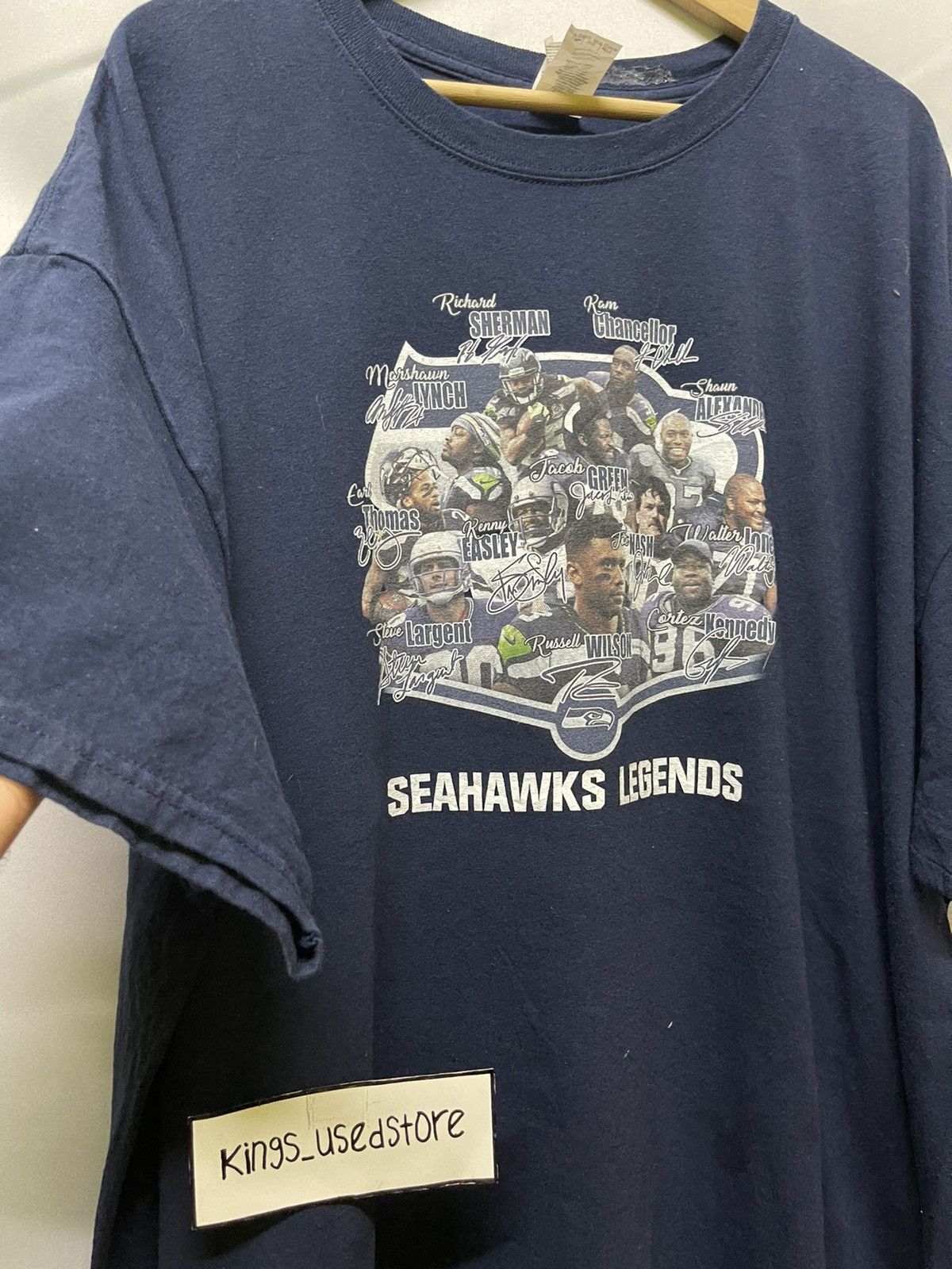 Vintage Vintage american football seahawks legends Size US XXL / EU 58 / 5 - 3 Thumbnail