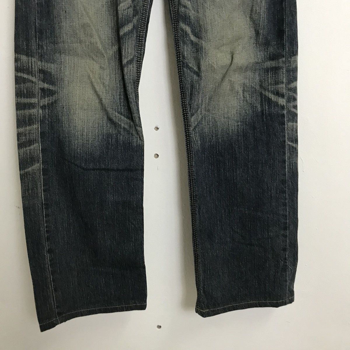 Edwin Vintage Edwin Motif Navajo Style Faded Denim Pants Size US 32 / EU 48 - 4 Thumbnail