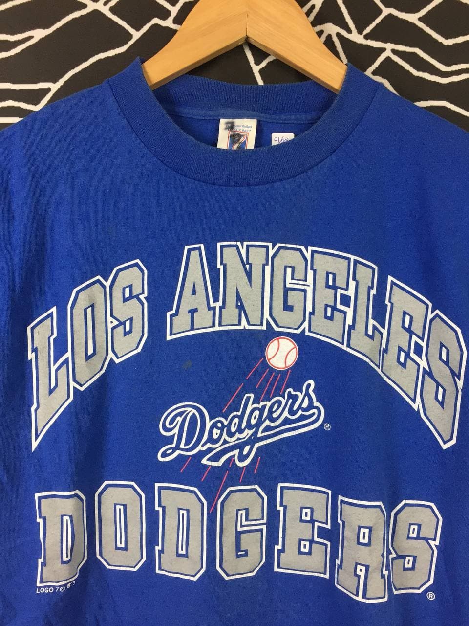 Logo 7 Vtg 90s Logo 7 Los Angeles Dodgers MLB American Sport Tee Size US XL / EU 56 / 4 - 3 Thumbnail