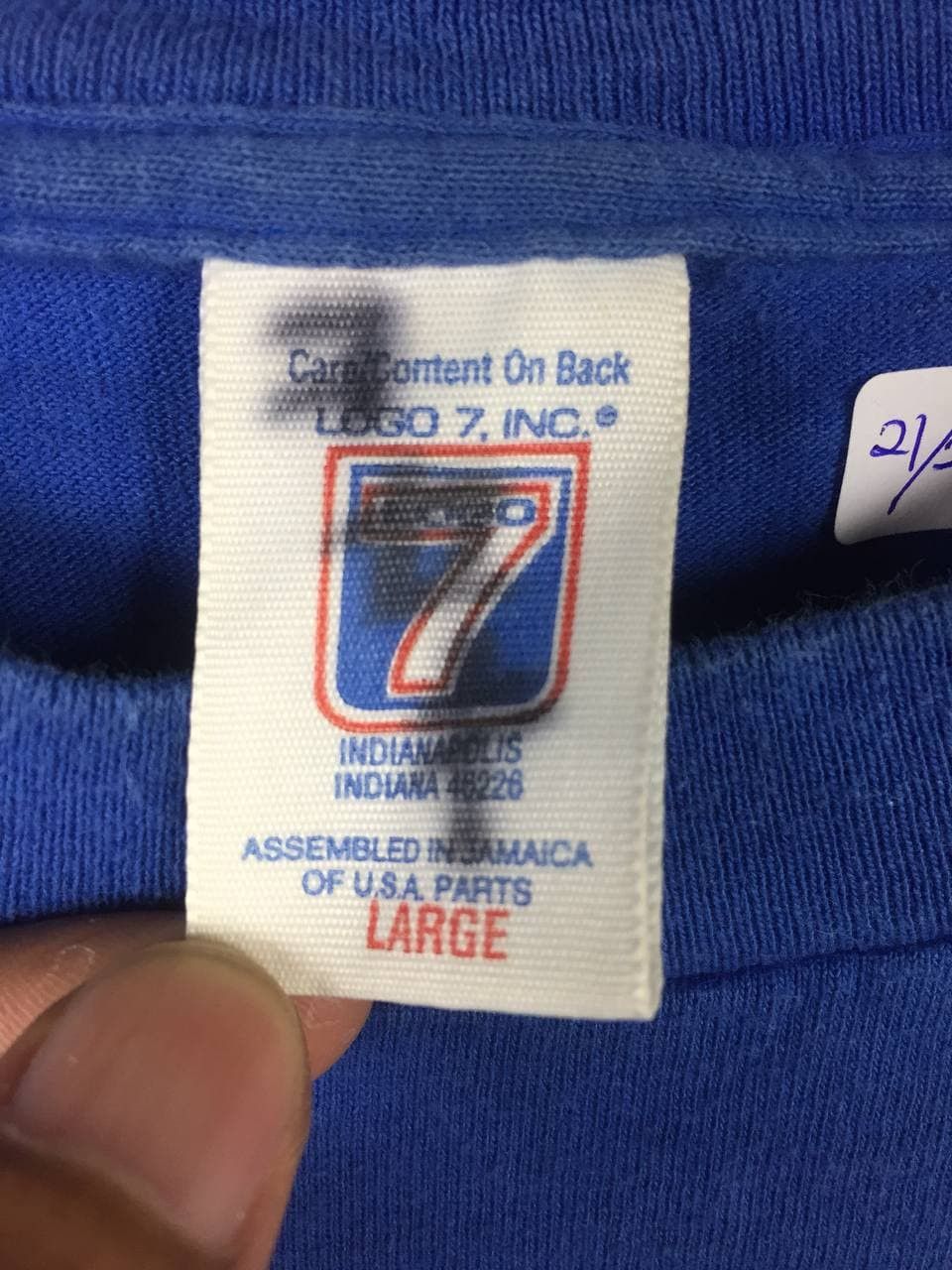 Logo 7 Vtg 90s Logo 7 Los Angeles Dodgers MLB American Sport Tee Size US XL / EU 56 / 4 - 5 Thumbnail