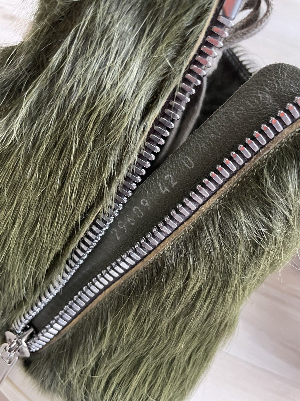 Rick Owens Rick Owens Green Pony Hair Ramones Grailed