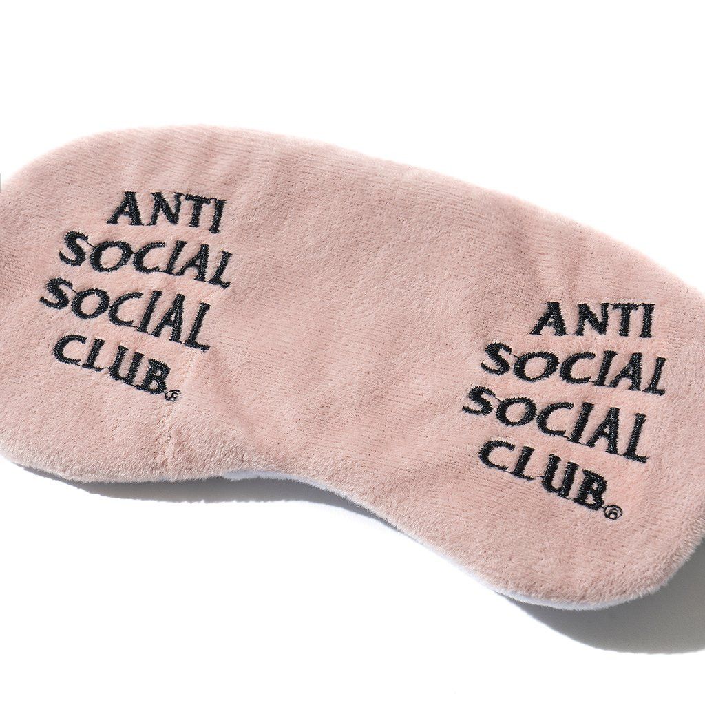 Anti Social Social Club DS Black ASSC Offline Pink sleep eye Mask bape kith Supreme Size ONE SIZE - 4 Thumbnail