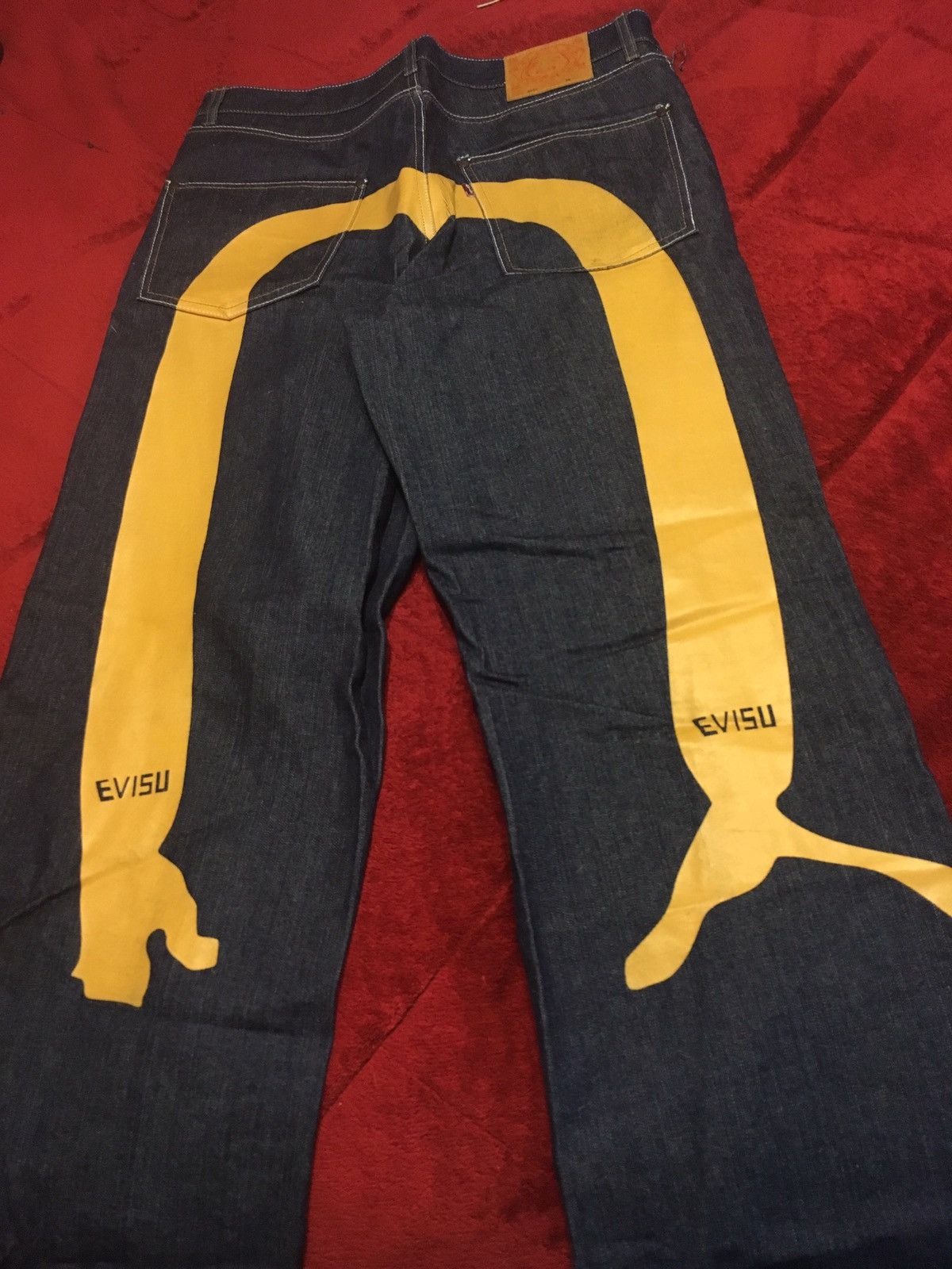 Evisu Evisu X Puma Indigo Jeans | Grailed