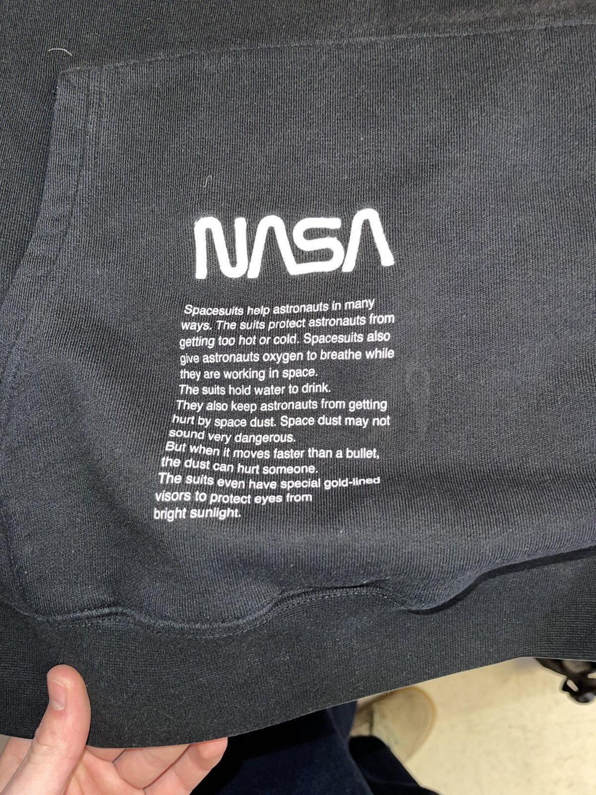 Heron Preston NASA Black Boot Photo Hoodie Size S Size US XS / EU 42 / 0 - 5 Thumbnail