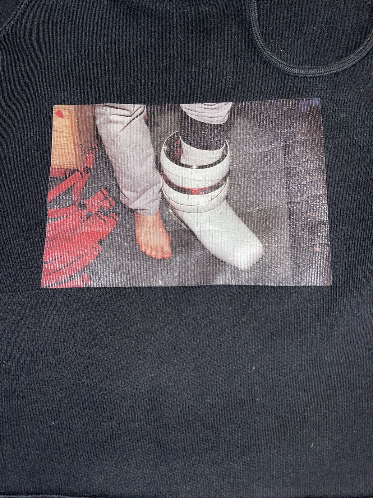 Heron Preston NASA Black Boot Photo Hoodie Size S Size US XS / EU 42 / 0 - 4 Thumbnail