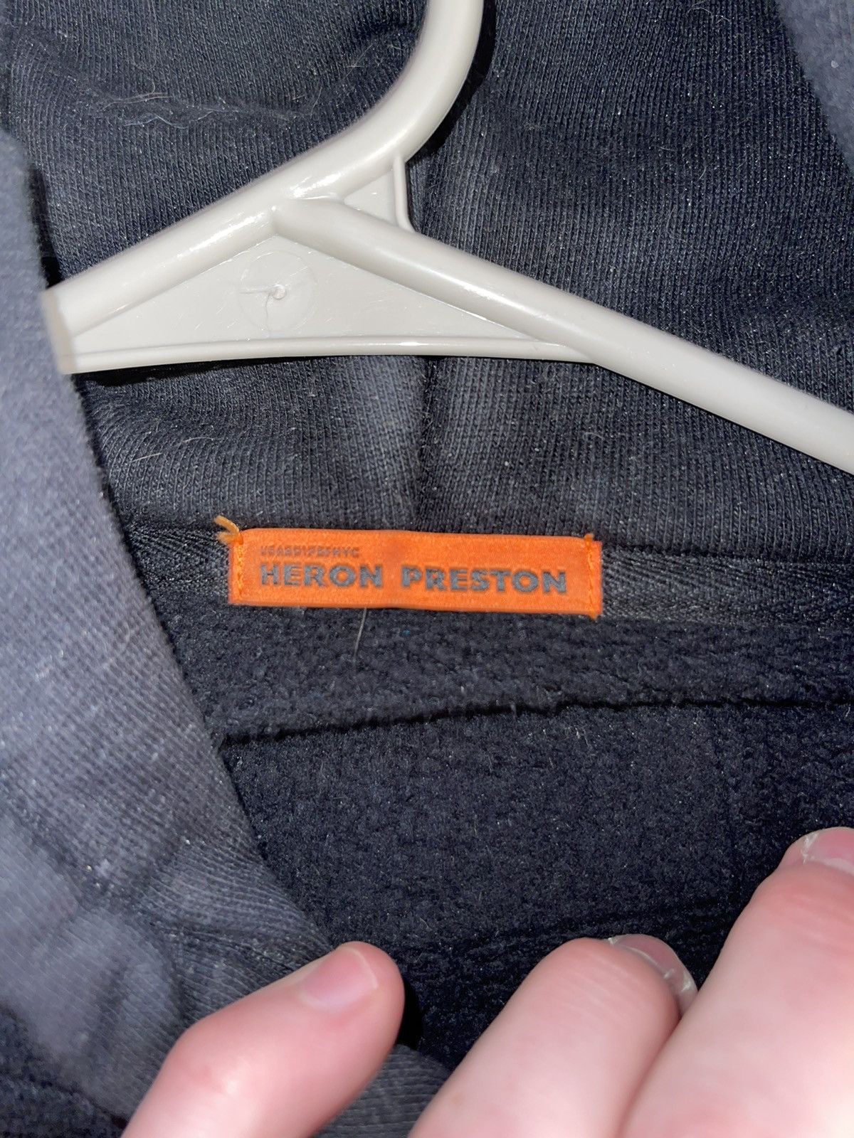 Heron Preston NASA Black Boot Photo Hoodie Size S Size US XS / EU 42 / 0 - 6 Thumbnail