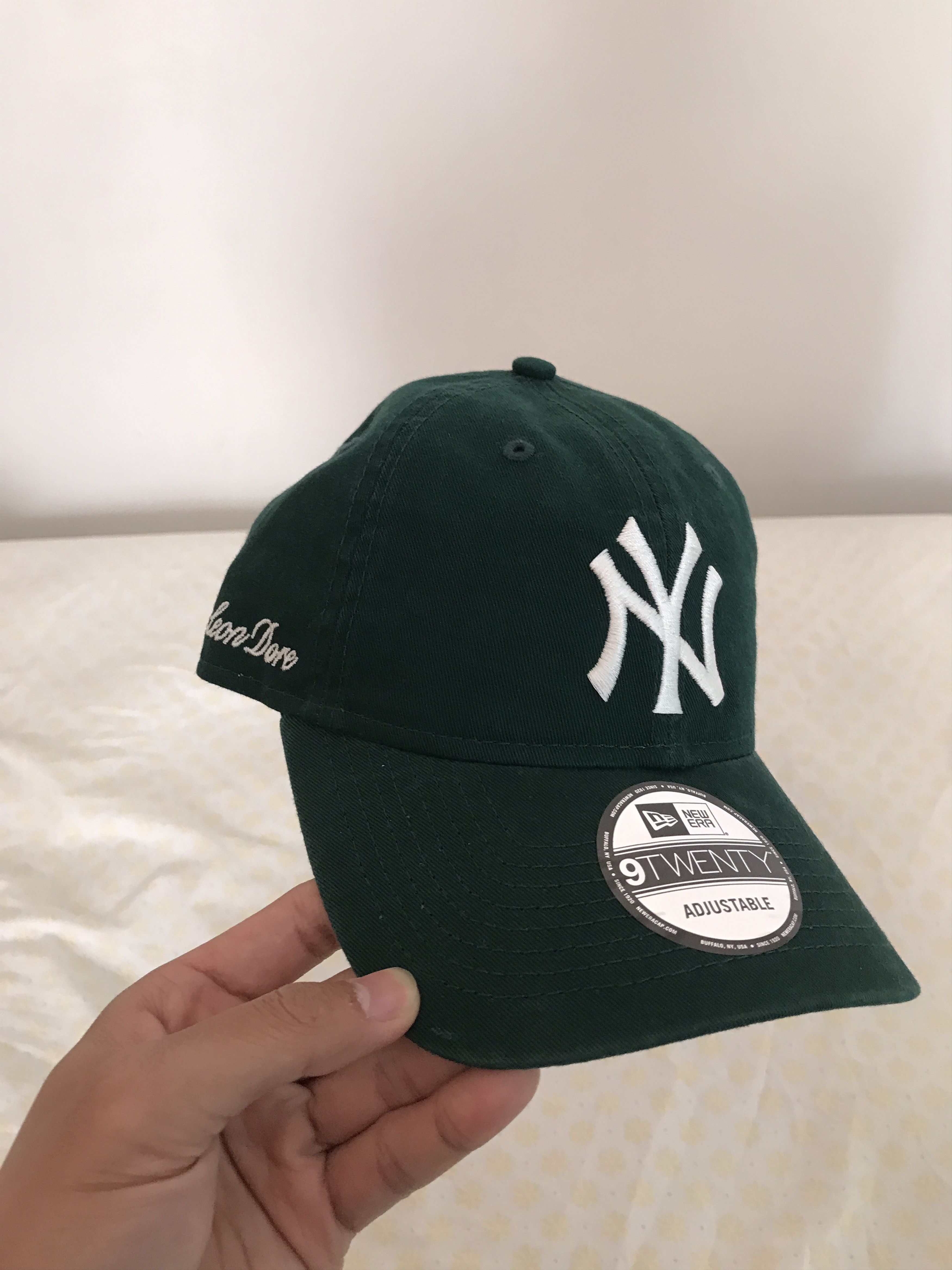 Aime Leon Dore New Era Yankees Leather Ballpark Hat Black - FW22 - US