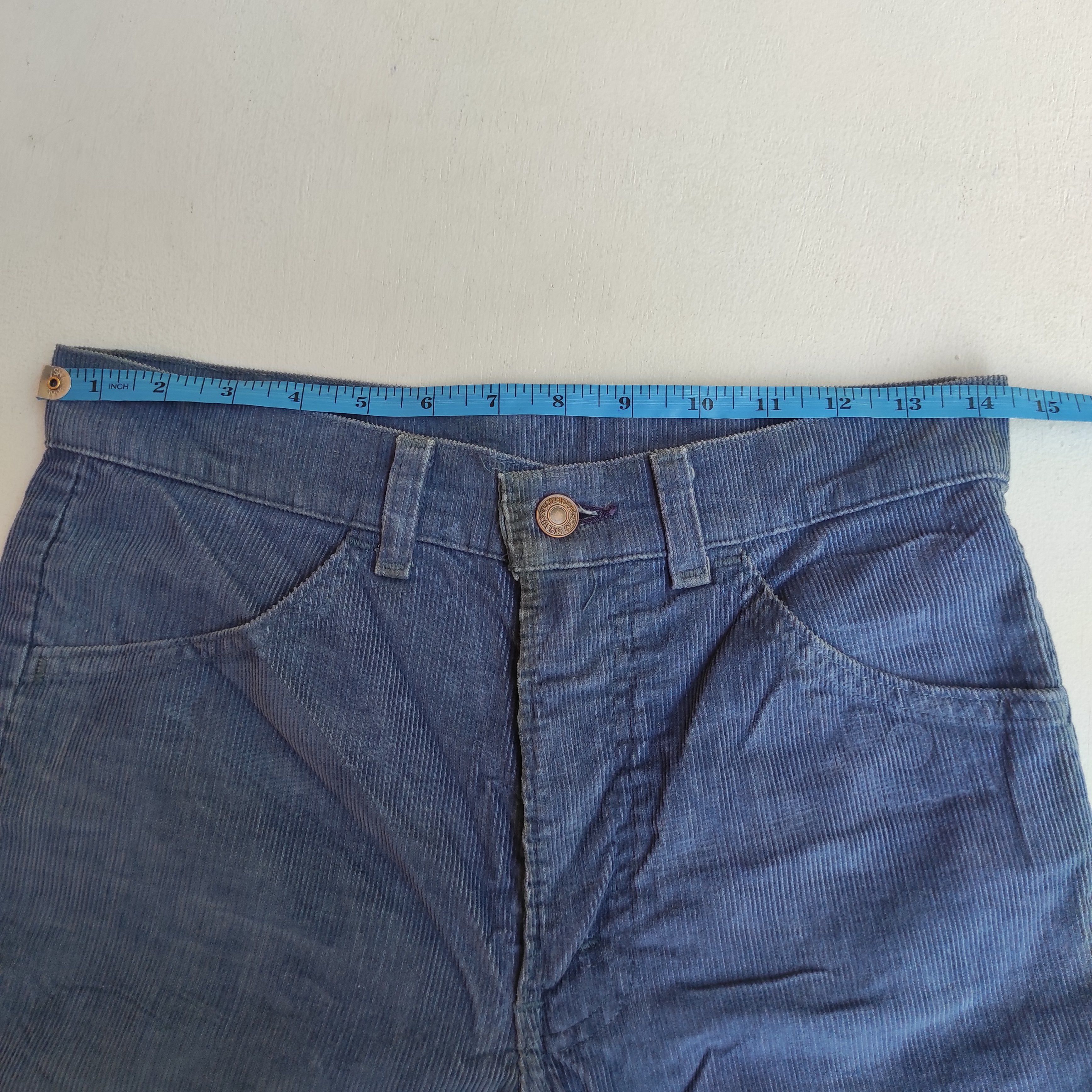 Levi's Flare Vintage 80s Levis Corduroy Bootcut Pants Talon 42 Zip Size US 28 / EU 44 - 16 Thumbnail