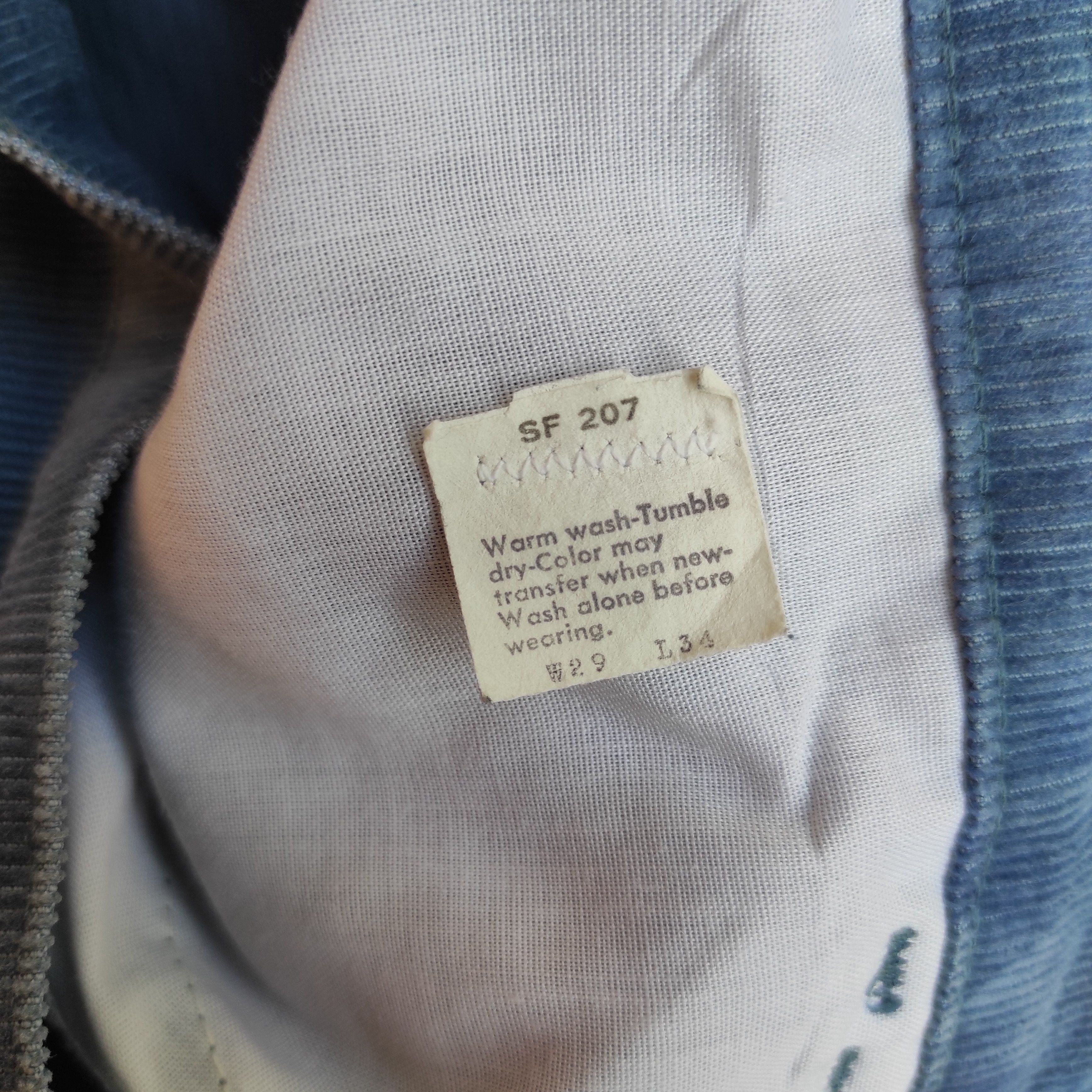 Levi's Flare Vintage 80s Levis Corduroy Bootcut Pants Talon 42 Zip Size US 28 / EU 44 - 8 Thumbnail