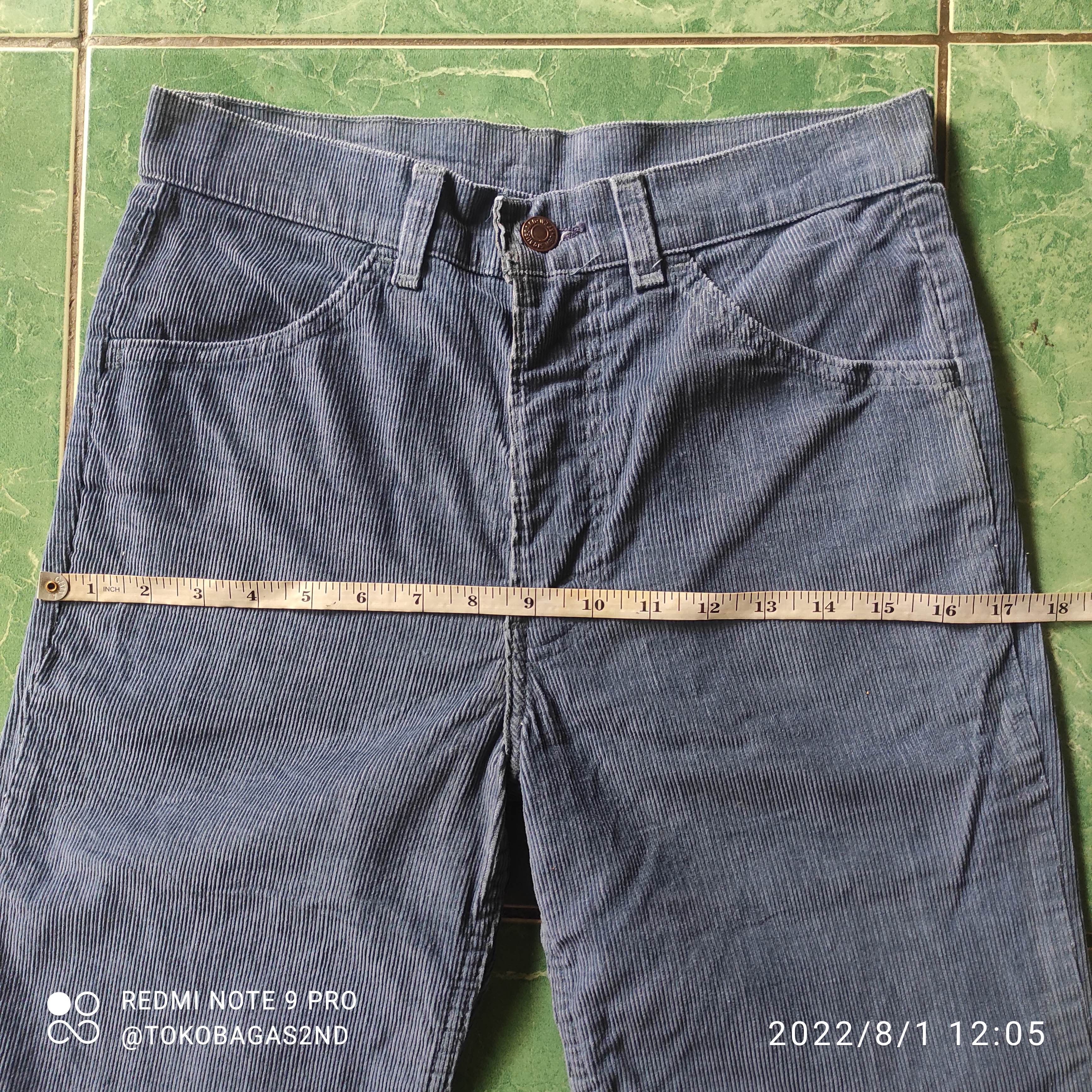 Levi's Flare Vintage 80s Levis Corduroy Bootcut Pants Talon 42 Zip Size US 28 / EU 44 - 17 Thumbnail
