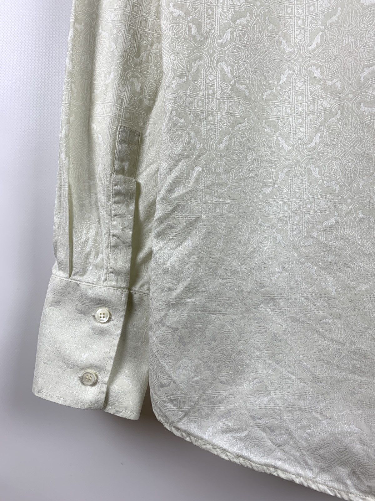 Versace 90s Vintage Versace Monogram Button Up Long Sleeve Shirt Size US M / EU 48-50 / 2 - 11 Thumbnail