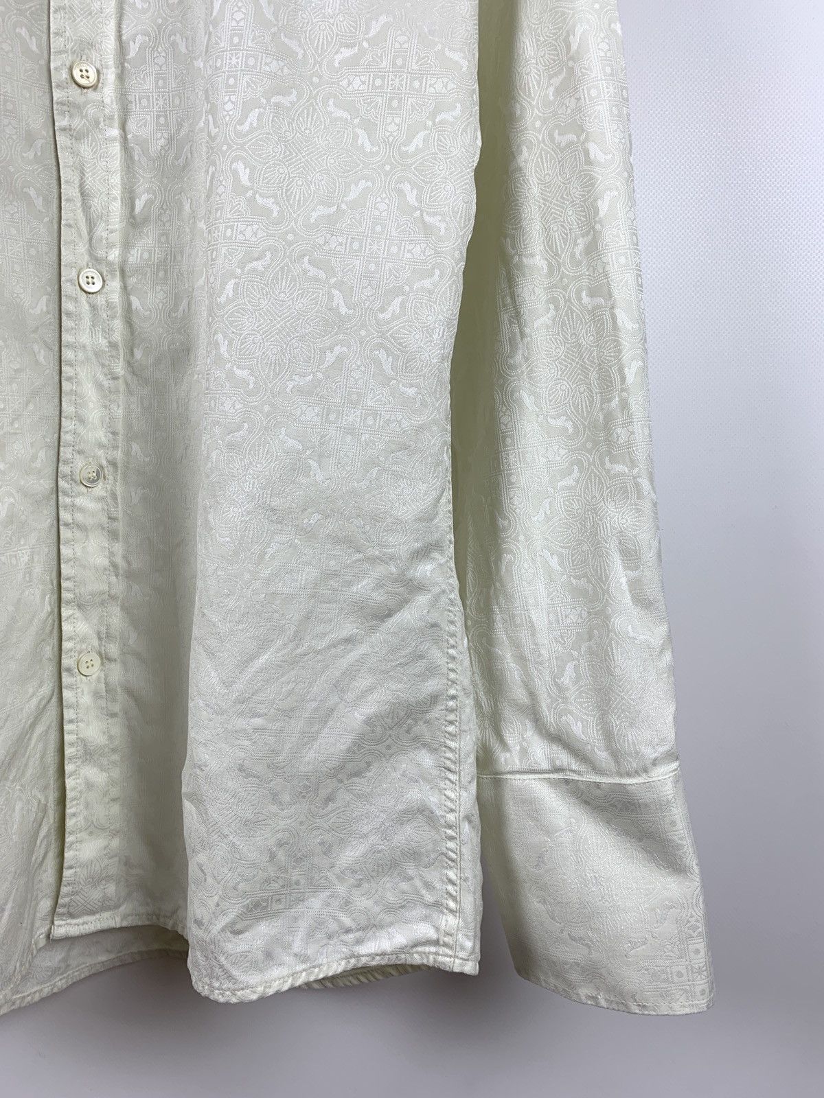 Versace 90s Vintage Versace Monogram Button Up Long Sleeve Shirt Size US M / EU 48-50 / 2 - 6 Thumbnail