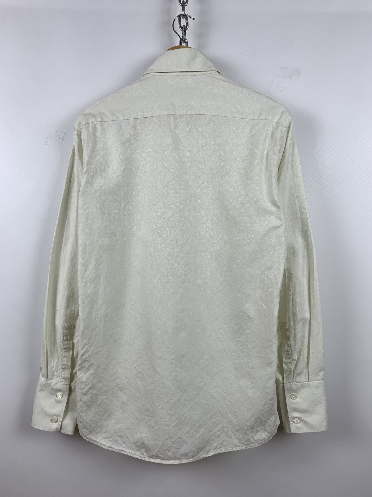 Versace 90s Vintage Versace Monogram Button Up Long Sleeve Shirt Size US M / EU 48-50 / 2 - 7 Thumbnail
