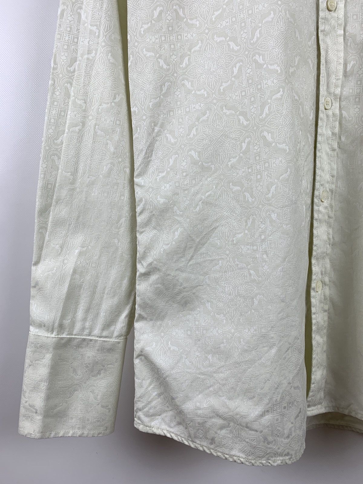 Versace 90s Vintage Versace Monogram Button Up Long Sleeve Shirt Size US M / EU 48-50 / 2 - 5 Thumbnail