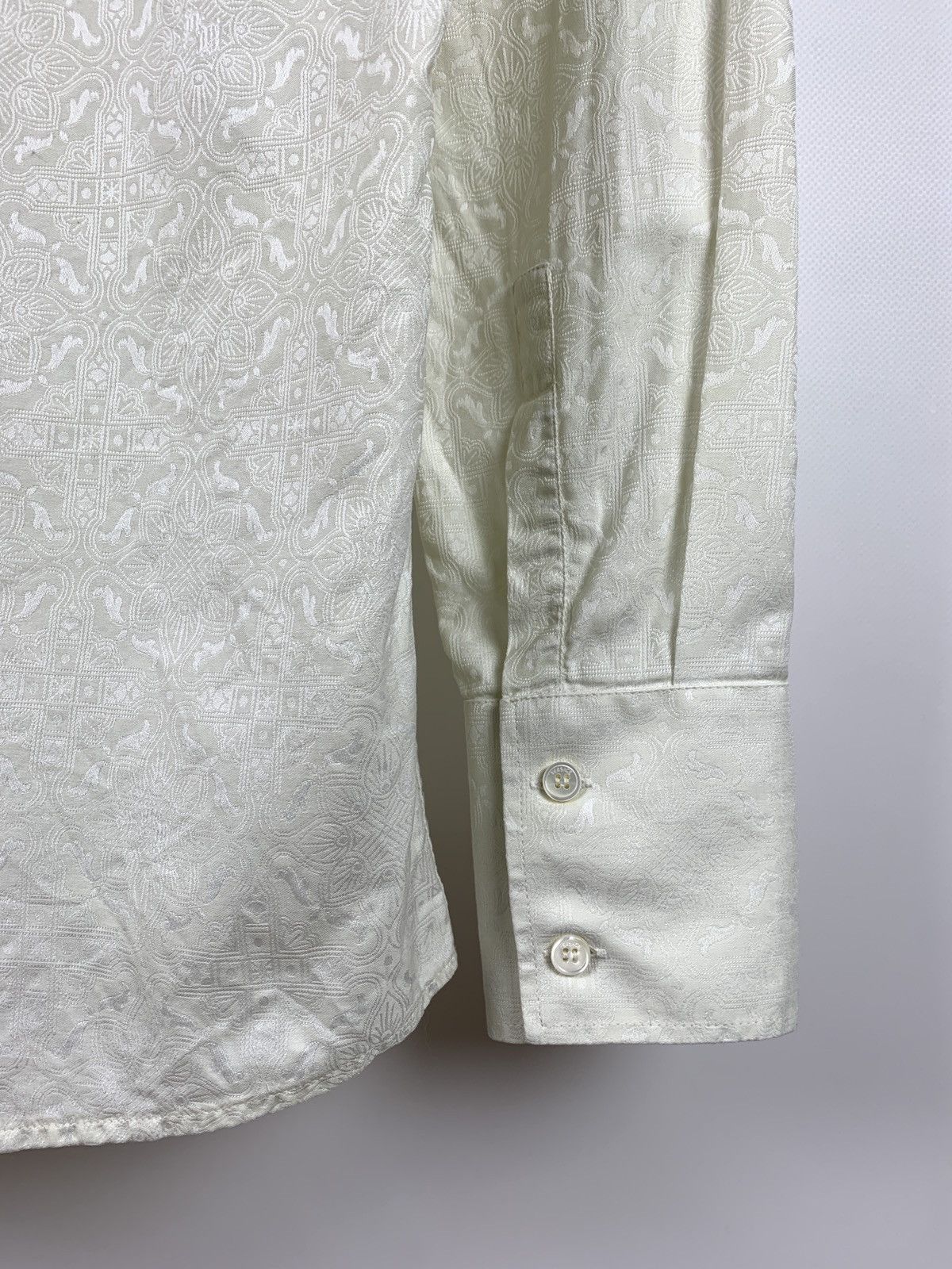 Versace 90s Vintage Versace Monogram Button Up Long Sleeve Shirt Size US M / EU 48-50 / 2 - 10 Thumbnail