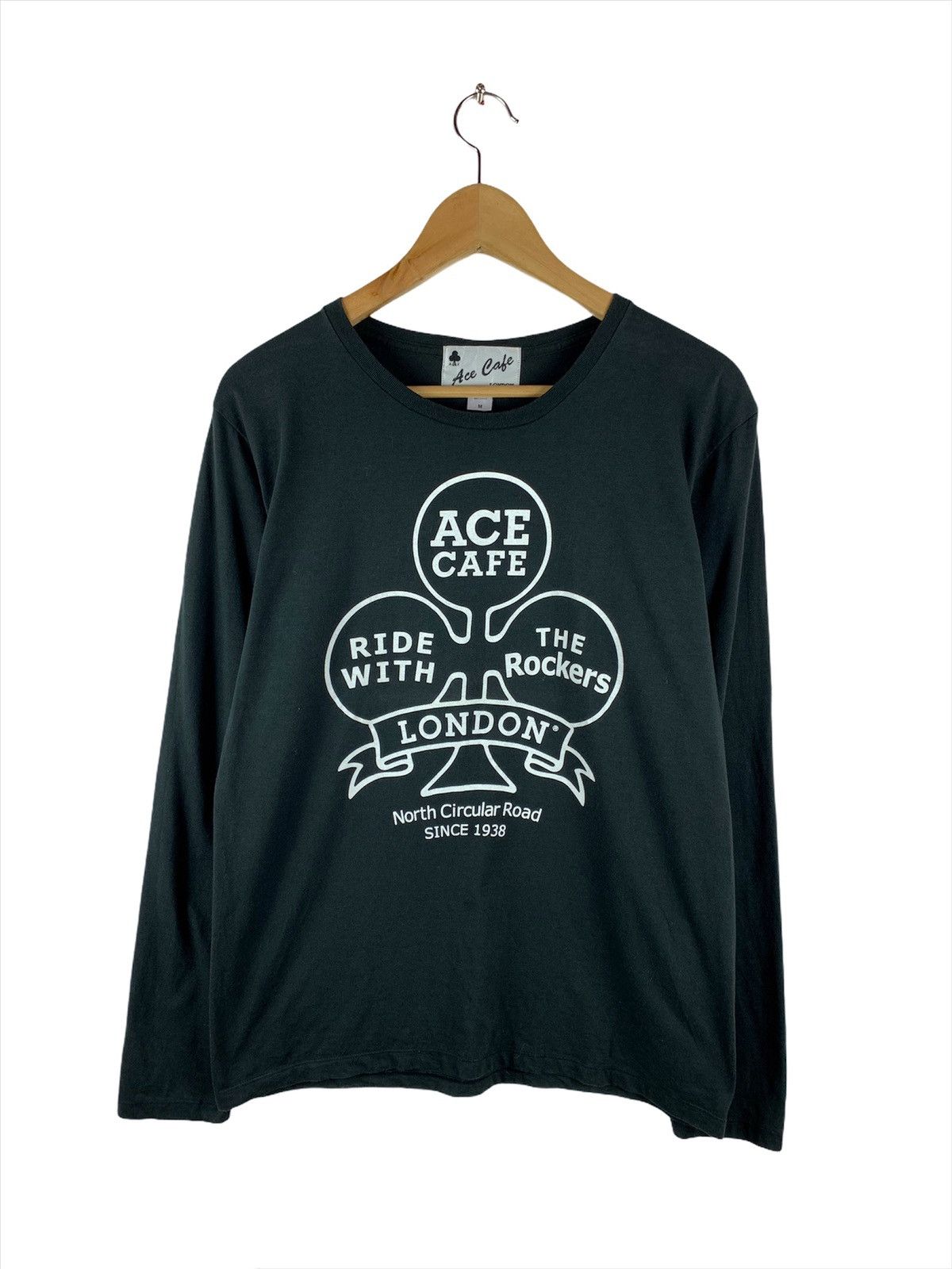 Japanese Brand Rare!!! Ace Cafe London Longsleeves Tee Size US M / EU 48-50 / 2 - 1 Thumbnail