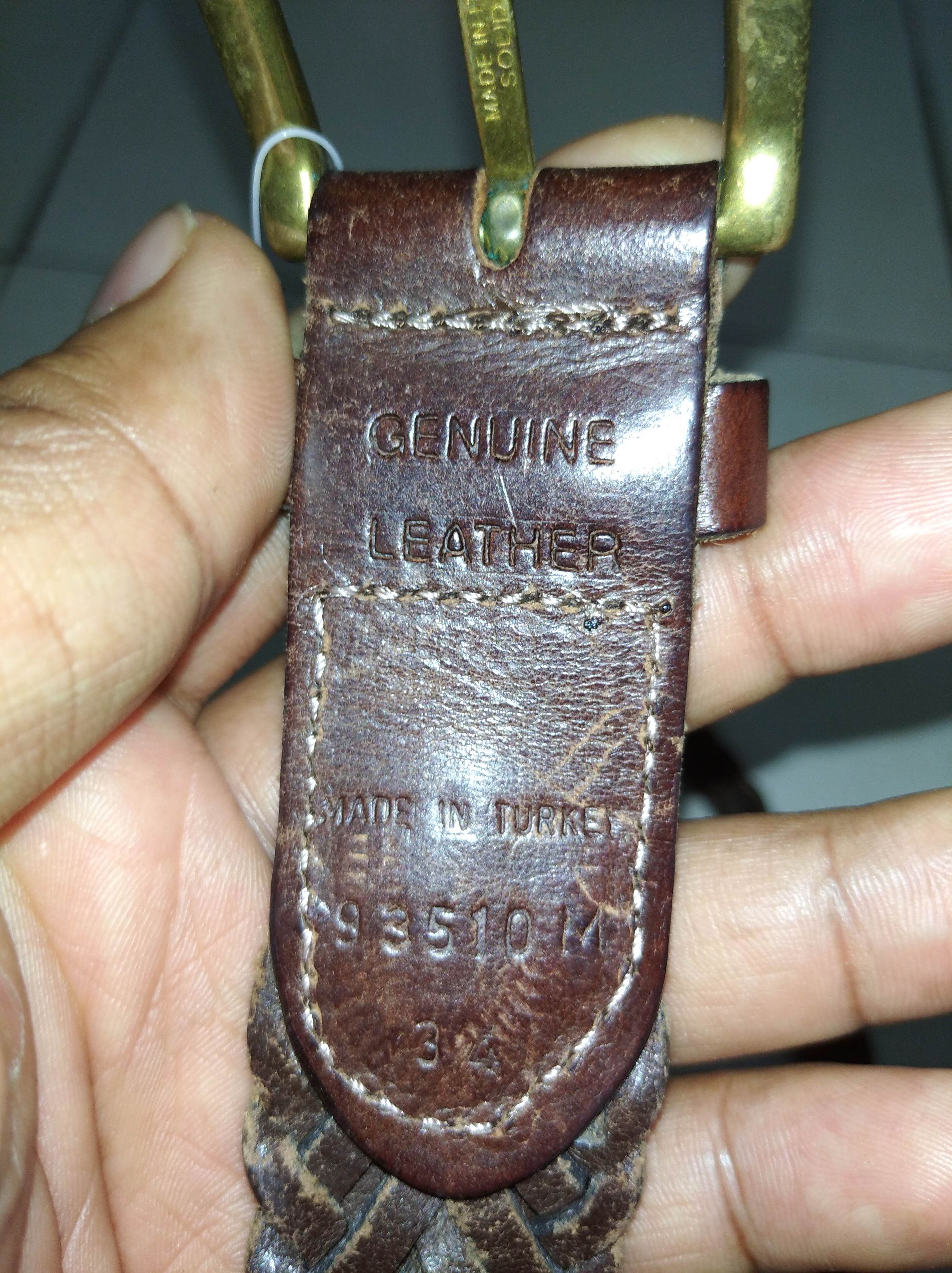 Nautica leather belts