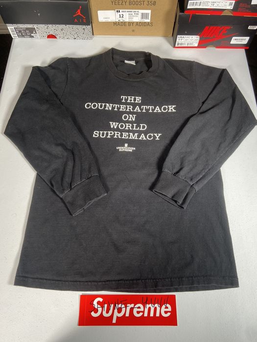 Supreme UNDERCOVER/Public Enemy Counterattack L/S Tee Black