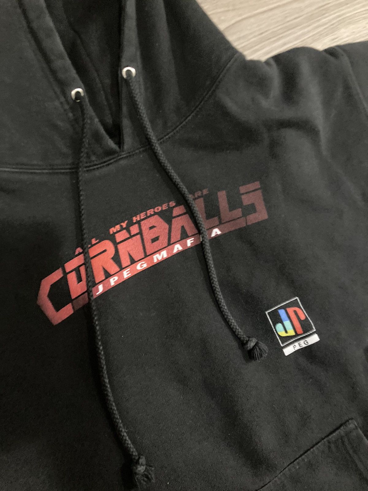 Japanese Brand JPEGMAFIA All My Heroes Are Cornballs Hoodie Size US L / EU 52-54 / 3 - 3 Thumbnail