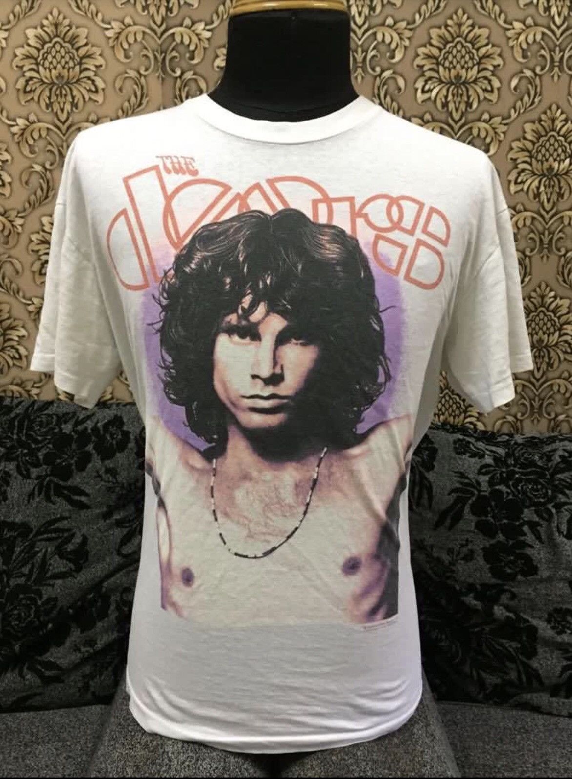 Band Tees × Vintage Power of rare VINTAGE 90s THE DOORS JIM MORRISON Size US L / EU 52-54 / 3 - 1 Thumbnail