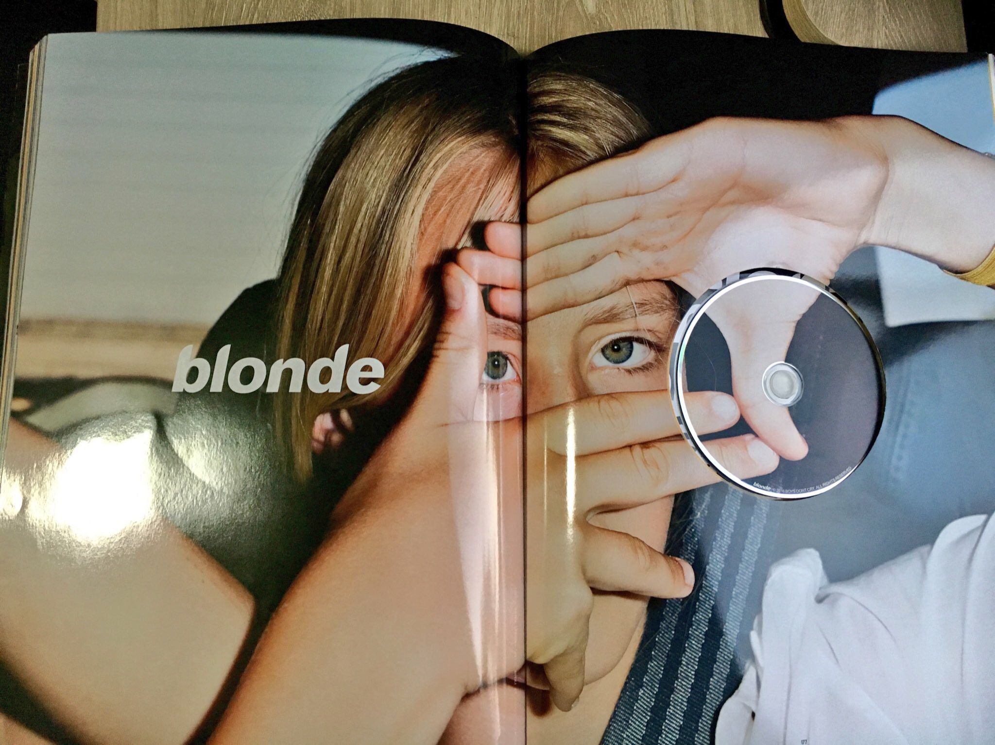 Frank Ocean Blonde CD Boys Don't Cry Magazine | Grailed
