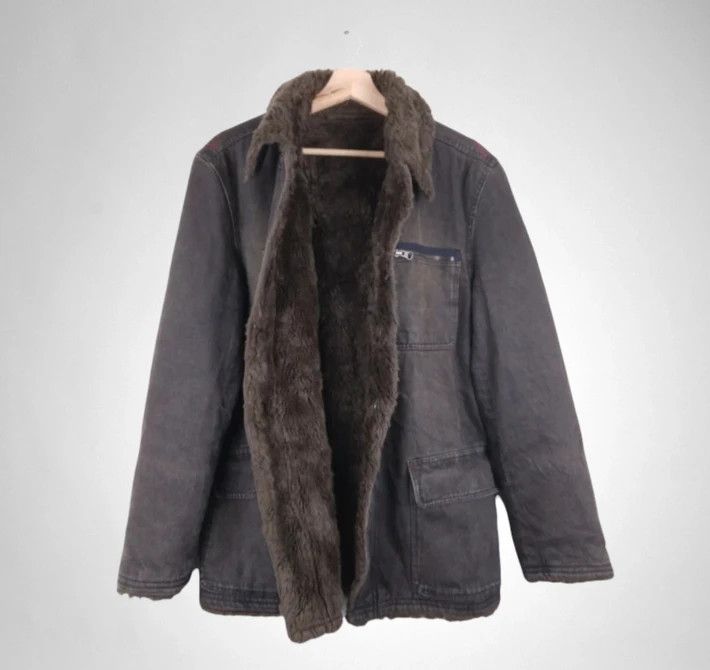 If Six Was Nine × Japanese Brand × PPFM Vintage PPFM Distressed Faded Fleece Jacket Size US M / EU 48-50 / 2 - 1 Thumbnail