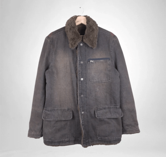 If Six Was Nine × Japanese Brand × PPFM Vintage PPFM Distressed Faded Fleece Jacket Size US M / EU 48-50 / 2 - 2 Thumbnail