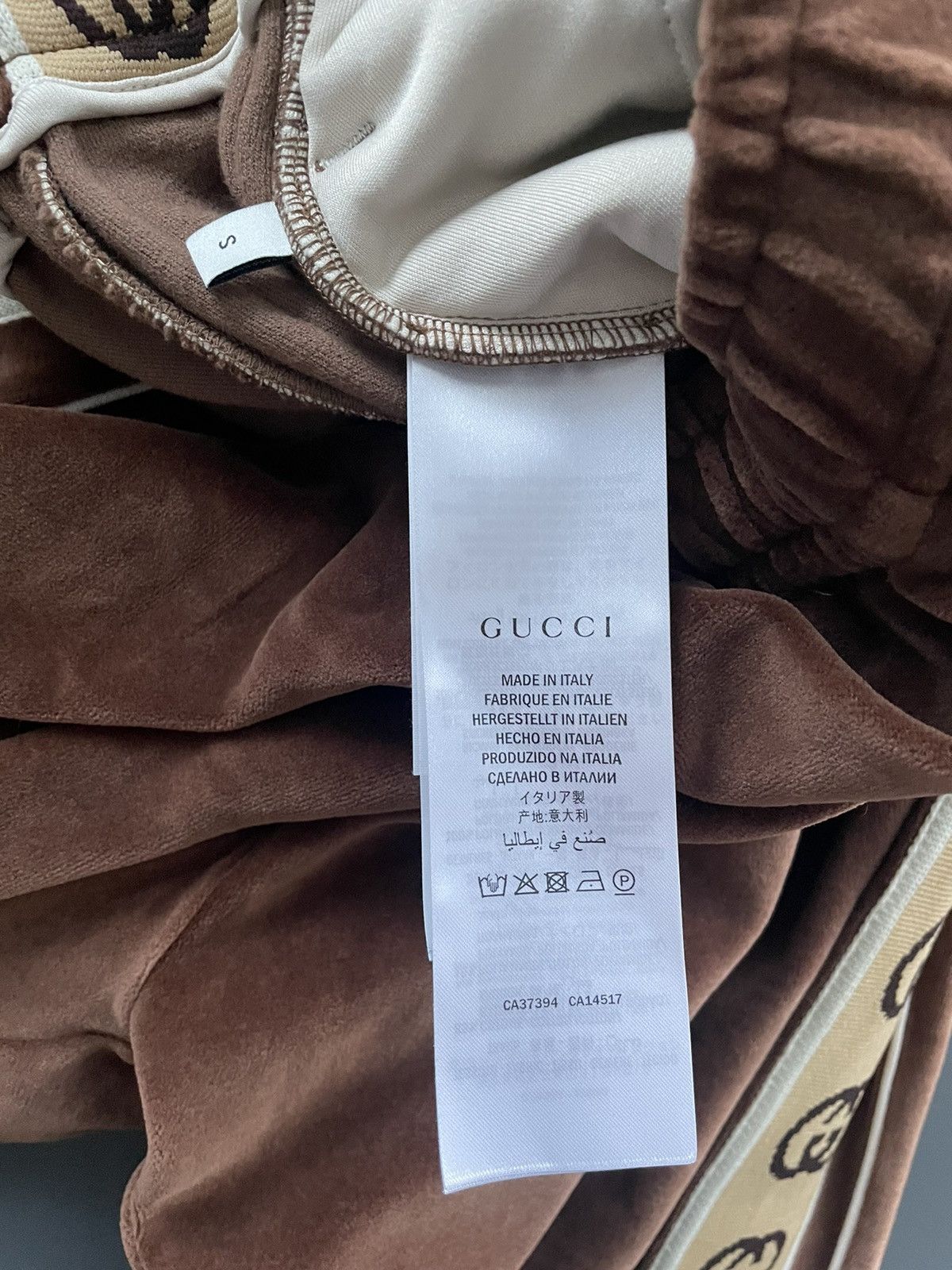 Gucci Super Runway GG Logo Chenille Velour Jogging Tracksuit Pant Size US 34 / EU 50 - 19 Thumbnail