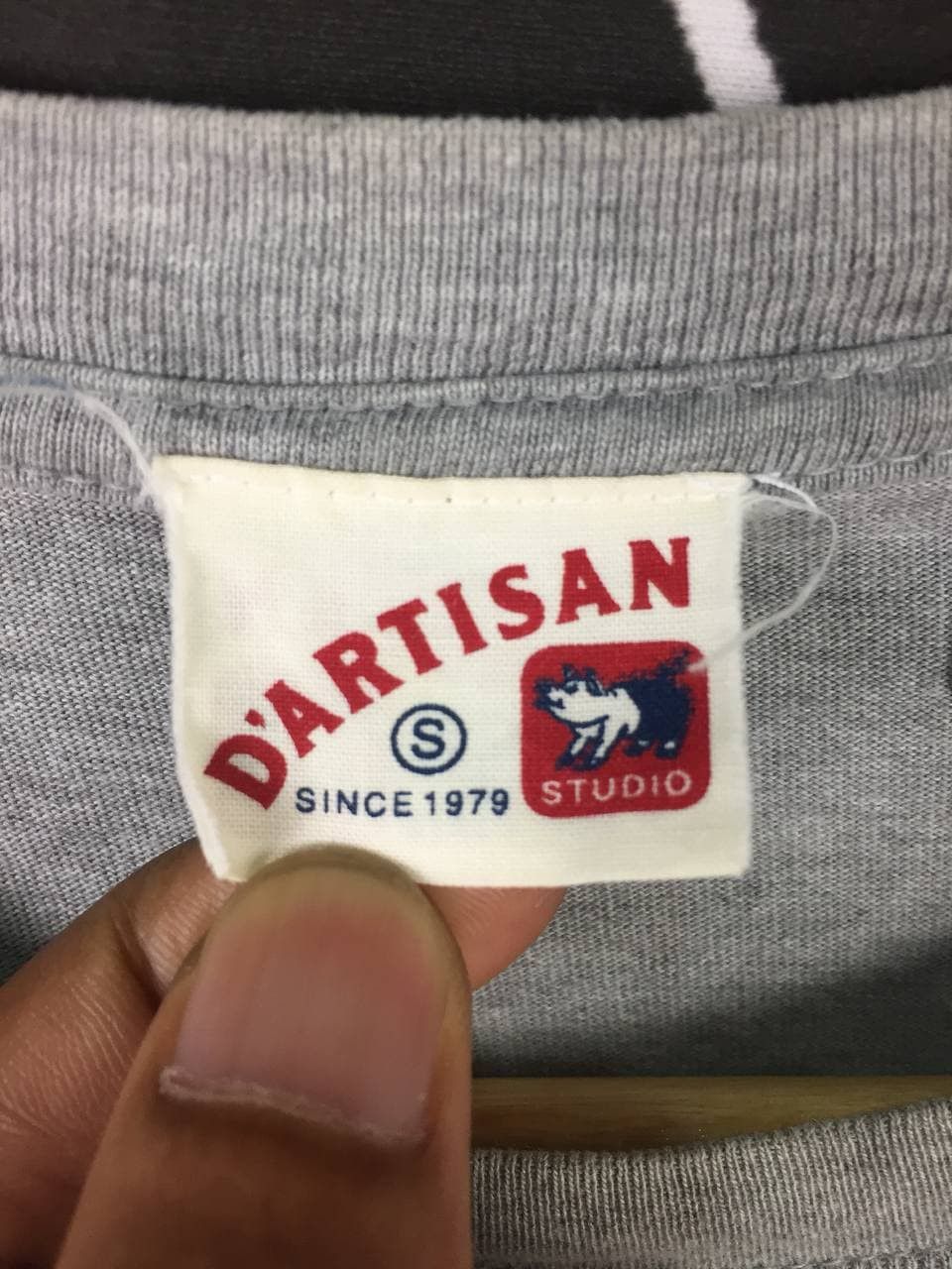 Studio D'Artisan Vtg Studio Artisan Japanese Raw Denim Brand Tee Size US S / EU 44-46 / 1 - 5 Thumbnail