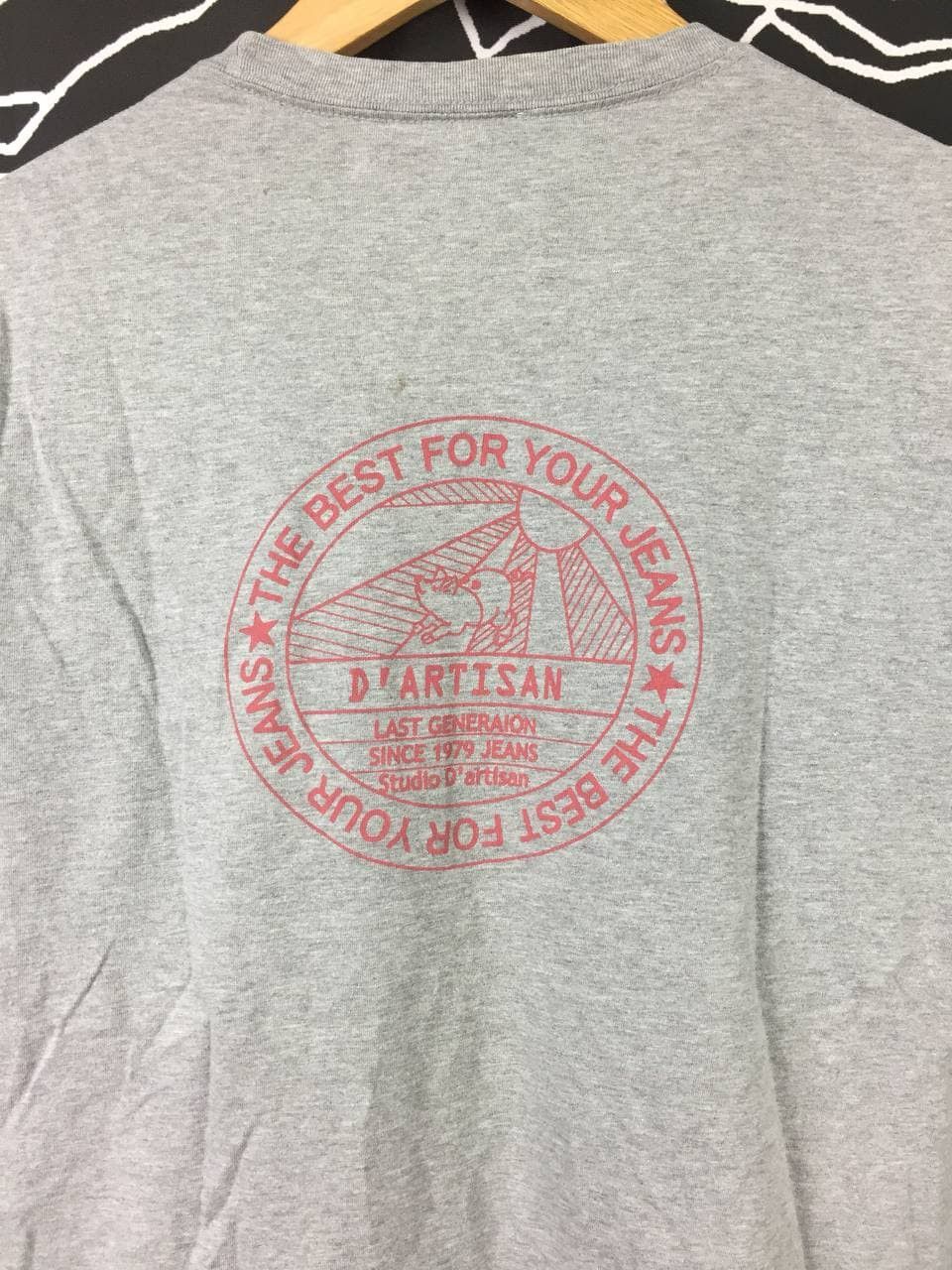 Studio D'Artisan Vtg Studio Artisan Japanese Raw Denim Brand Tee Size US S / EU 44-46 / 1 - 7 Thumbnail