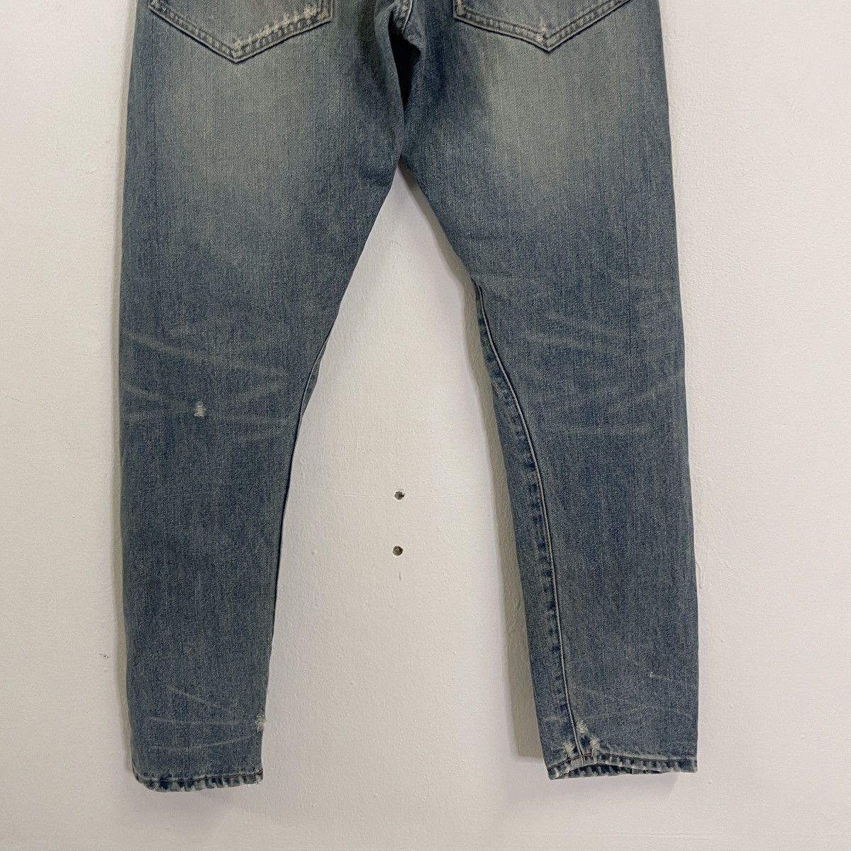 Japanese Brand × Other Vintage Unbranded Buckles Distressed Denim Jeans Size US 30 / EU 46 - 4 Thumbnail