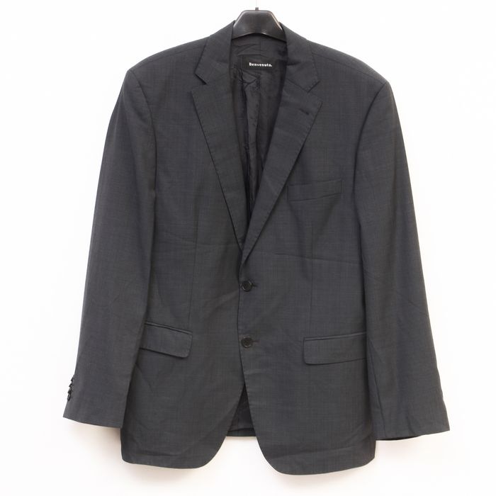 Benvenuto Cellini Virgin Wool Blazer EU 26 Sport Coat L Suit Jacket ...